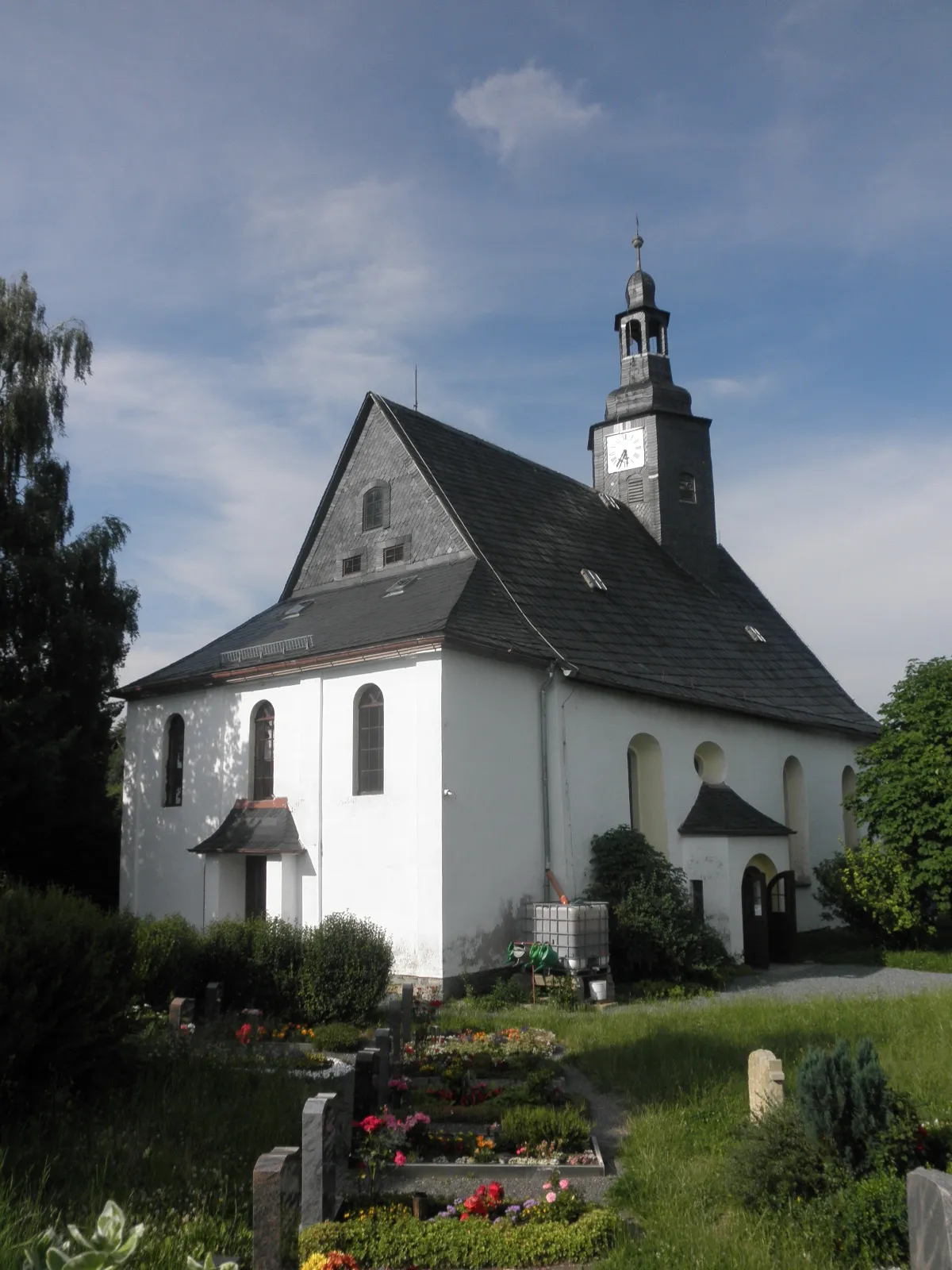 Photo showing: Church in Nitschareuth in Thuringia