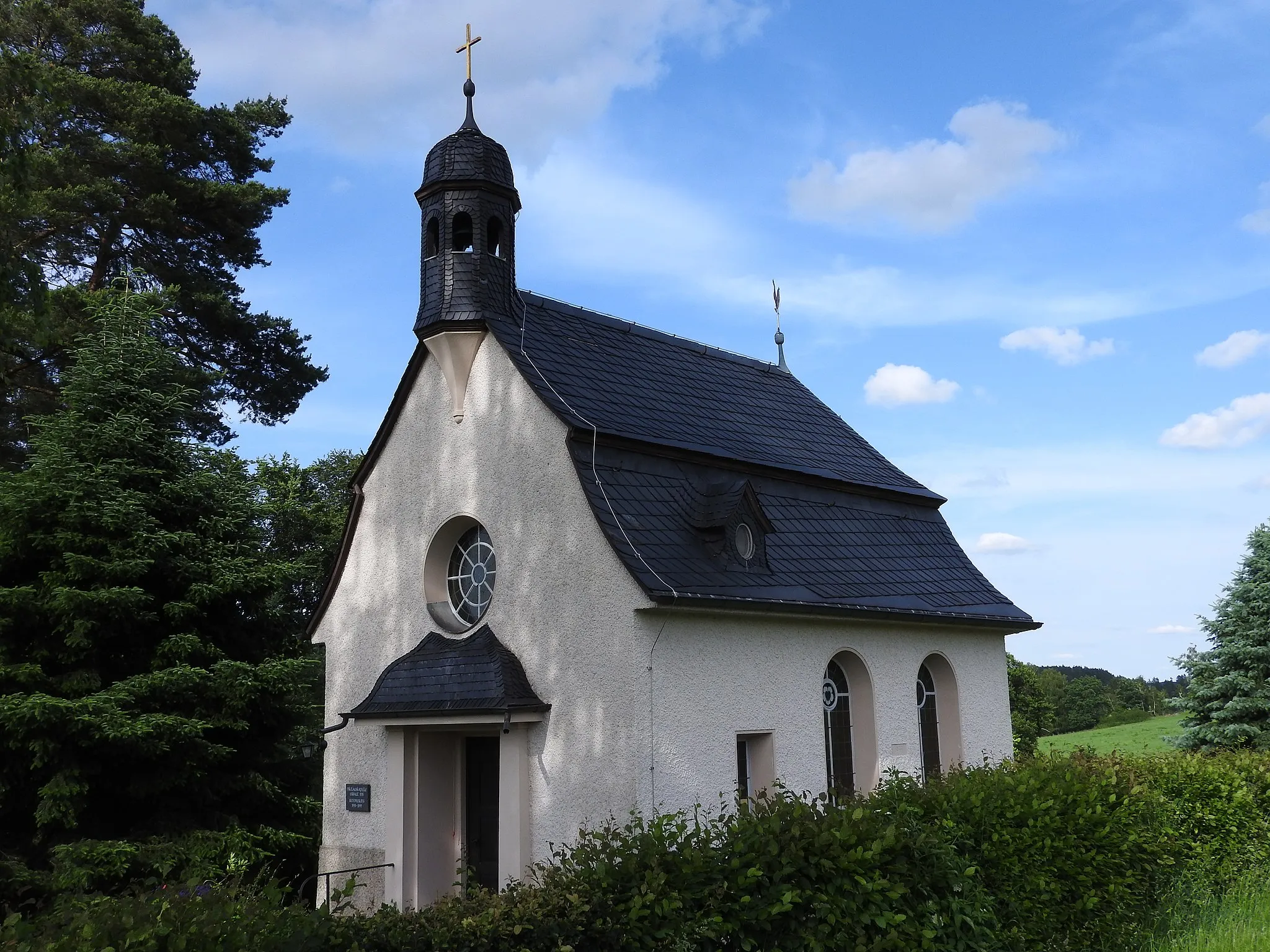 Photo showing: Nikolaus-Kapelle von Dörflas, Crispendorf in Thüringen