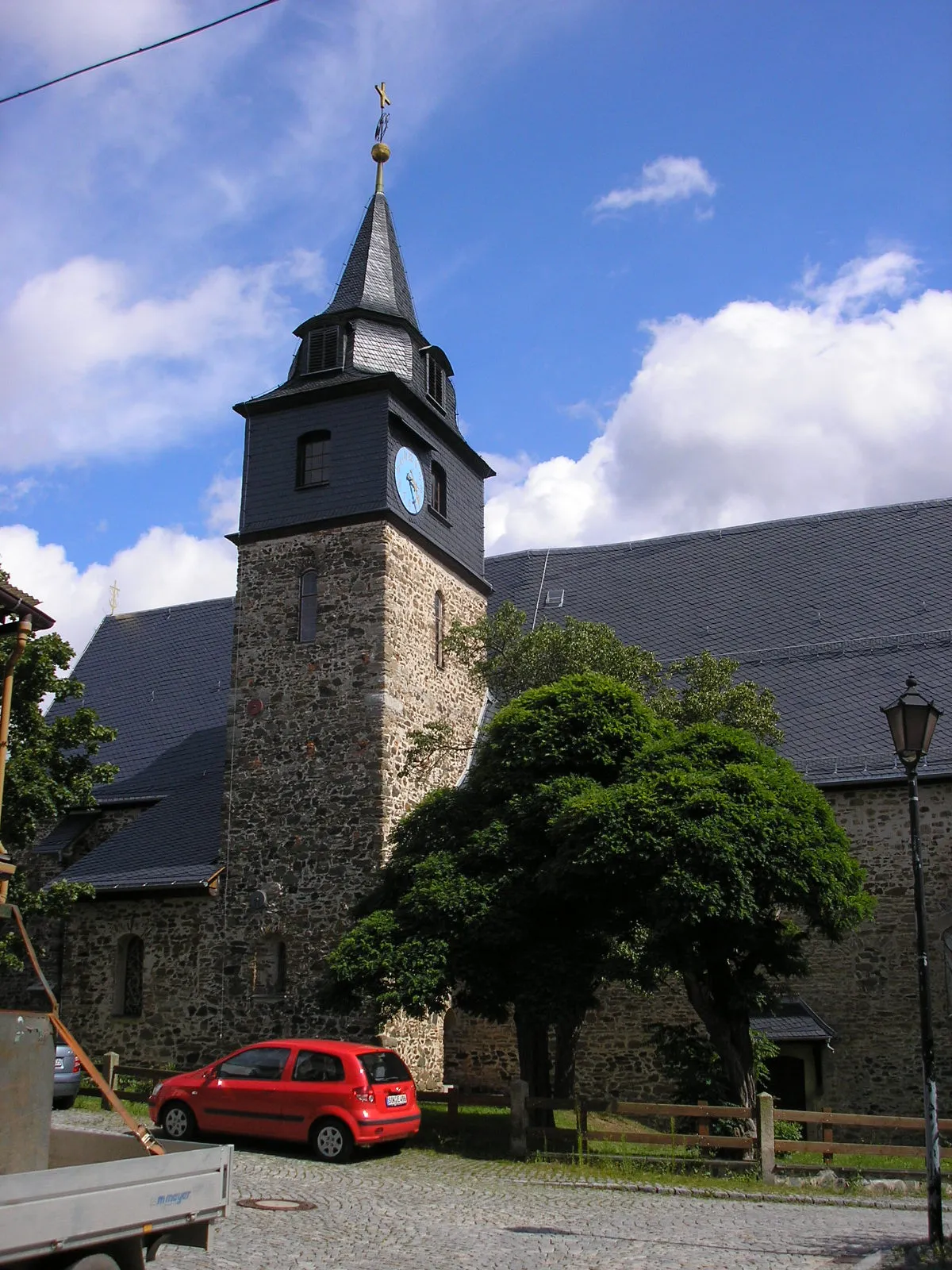 Photo showing: Die Stadtkirche von Saalburg (Thüringen).
