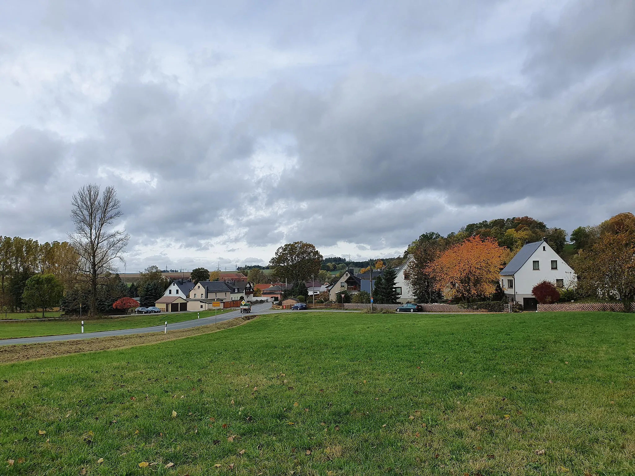 Photo showing: Blick von Osten auf Görkwitz in Thüringen