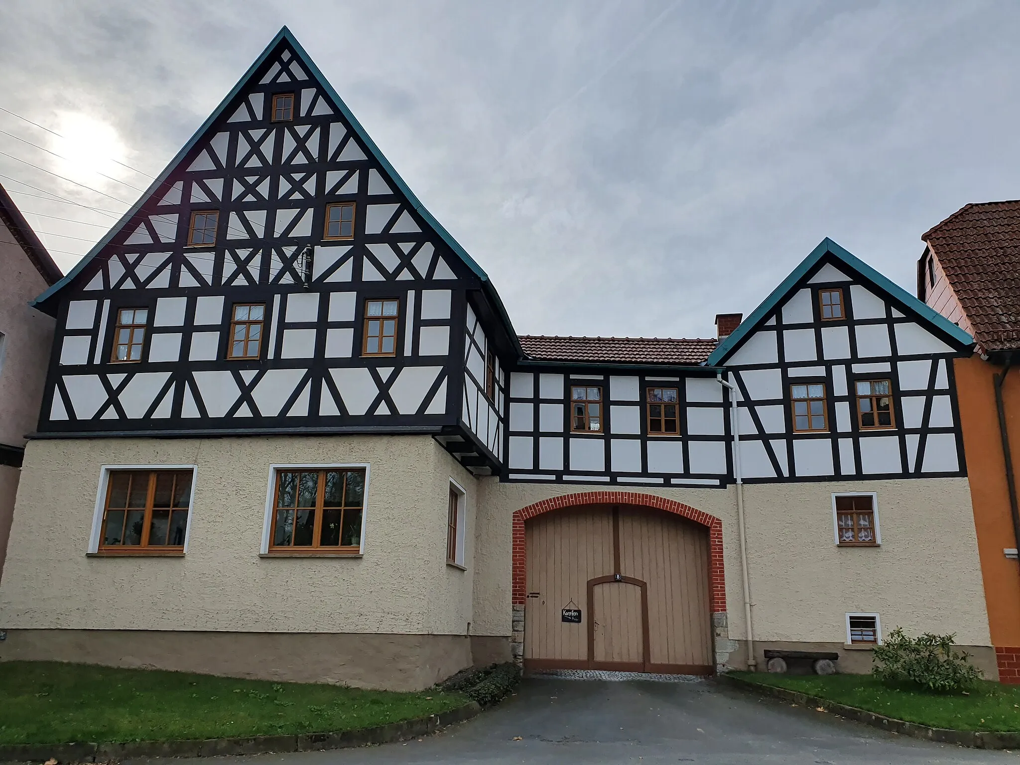 Photo showing: Gehöft in Görkwitz in Thüringen