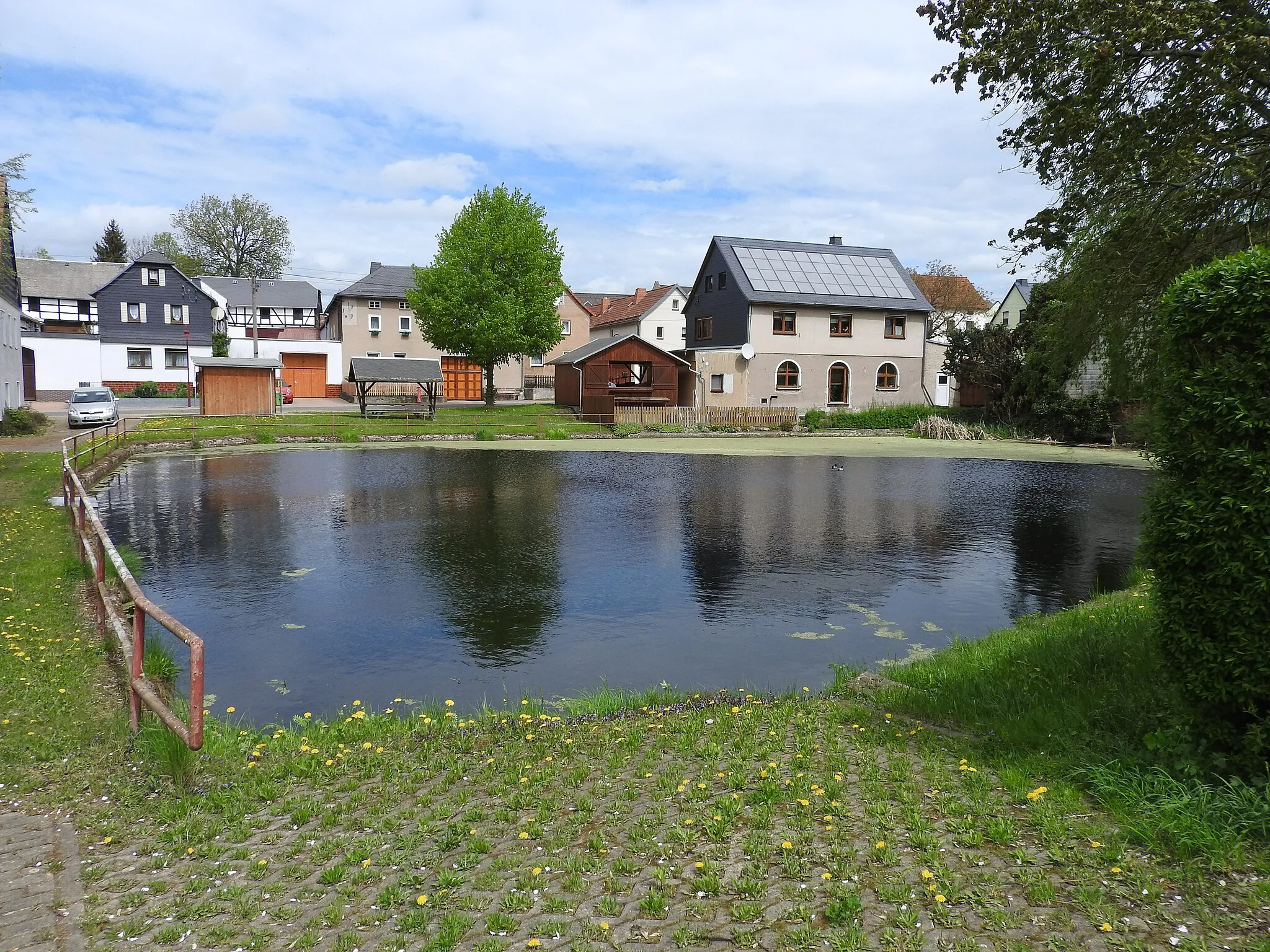 Photo showing: Teich in Muntscha, Thüringen