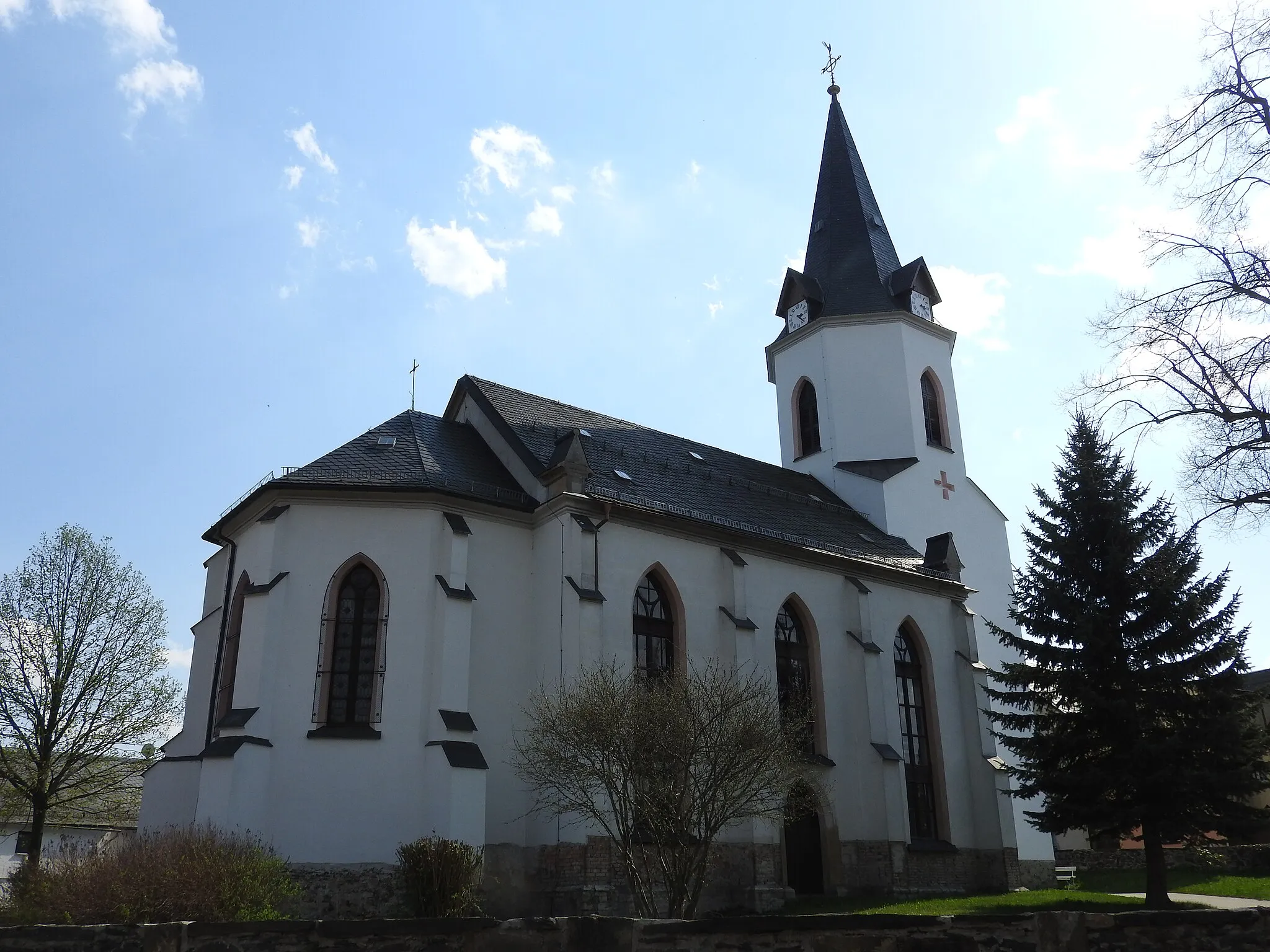 Photo showing: Kirche in Möschlitz, Thüringen