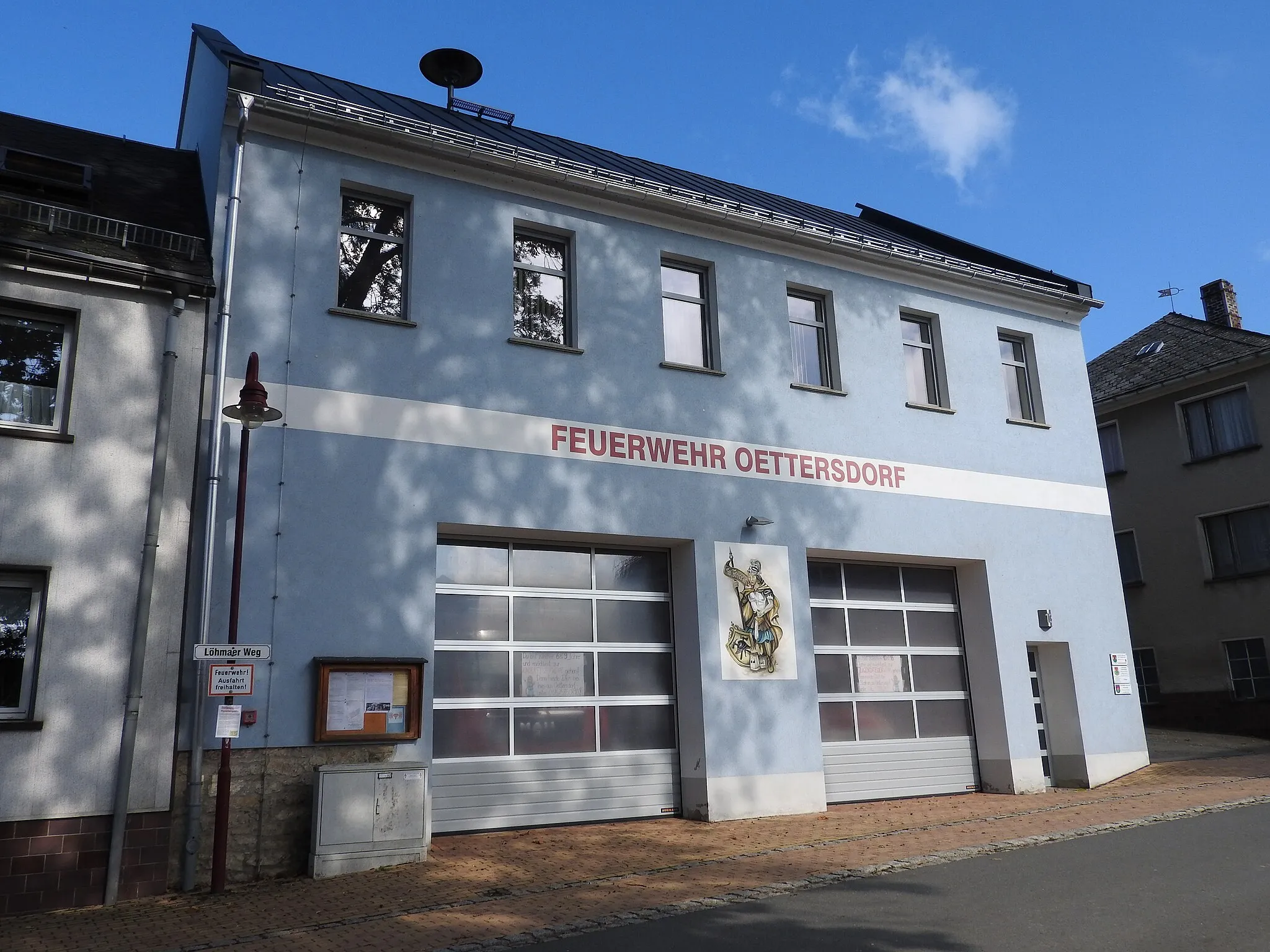 Photo showing: Feuerwehr in Oettersdorf, Thüringen