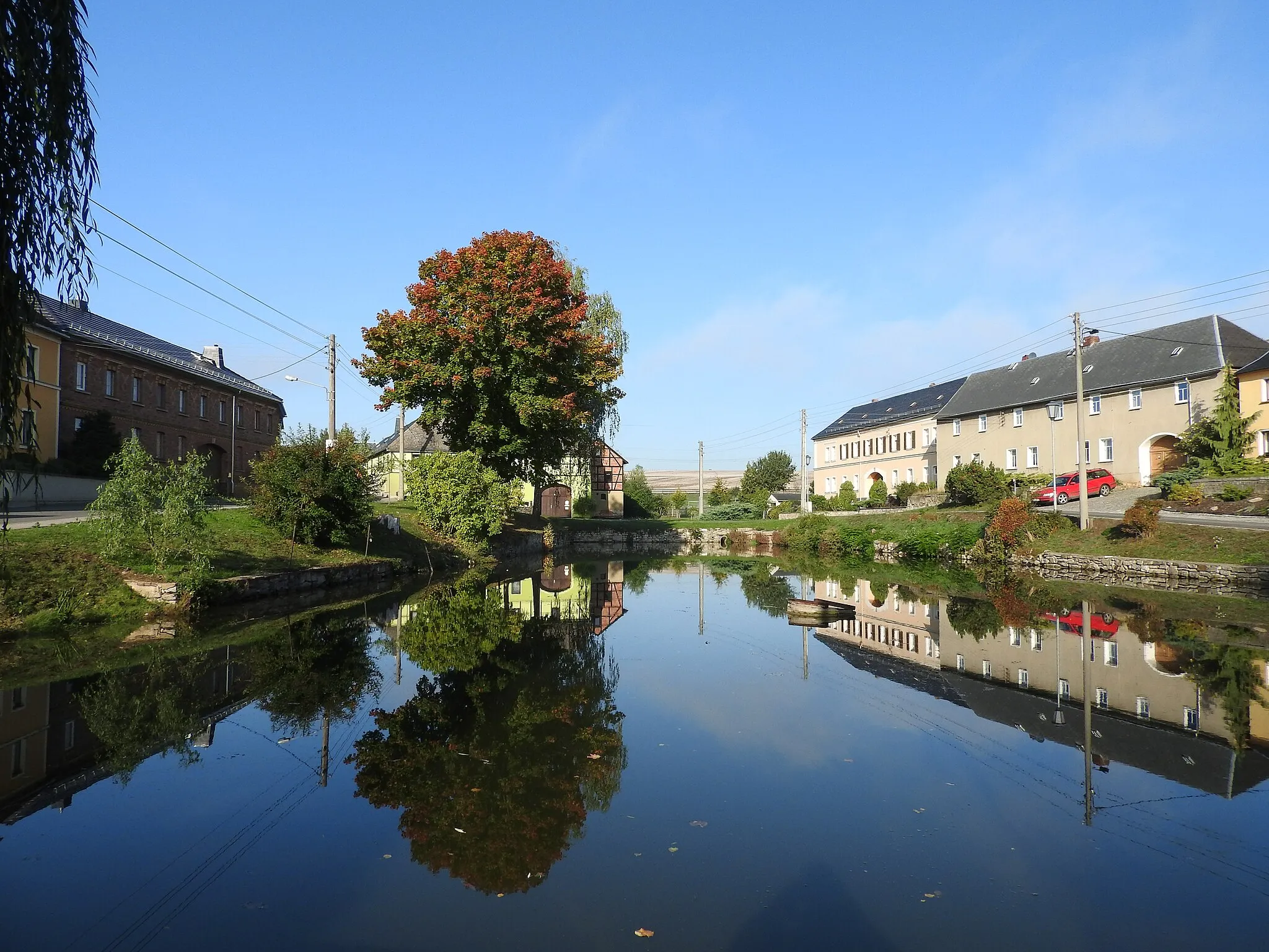 Photo showing: Teich in Pahren in Thüringen