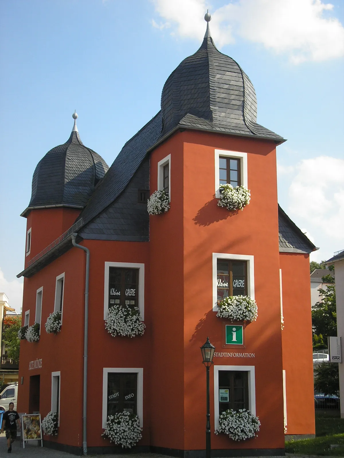 Photo showing: Das Gebäude der Alten Münze in Schleiz (Thüringen).