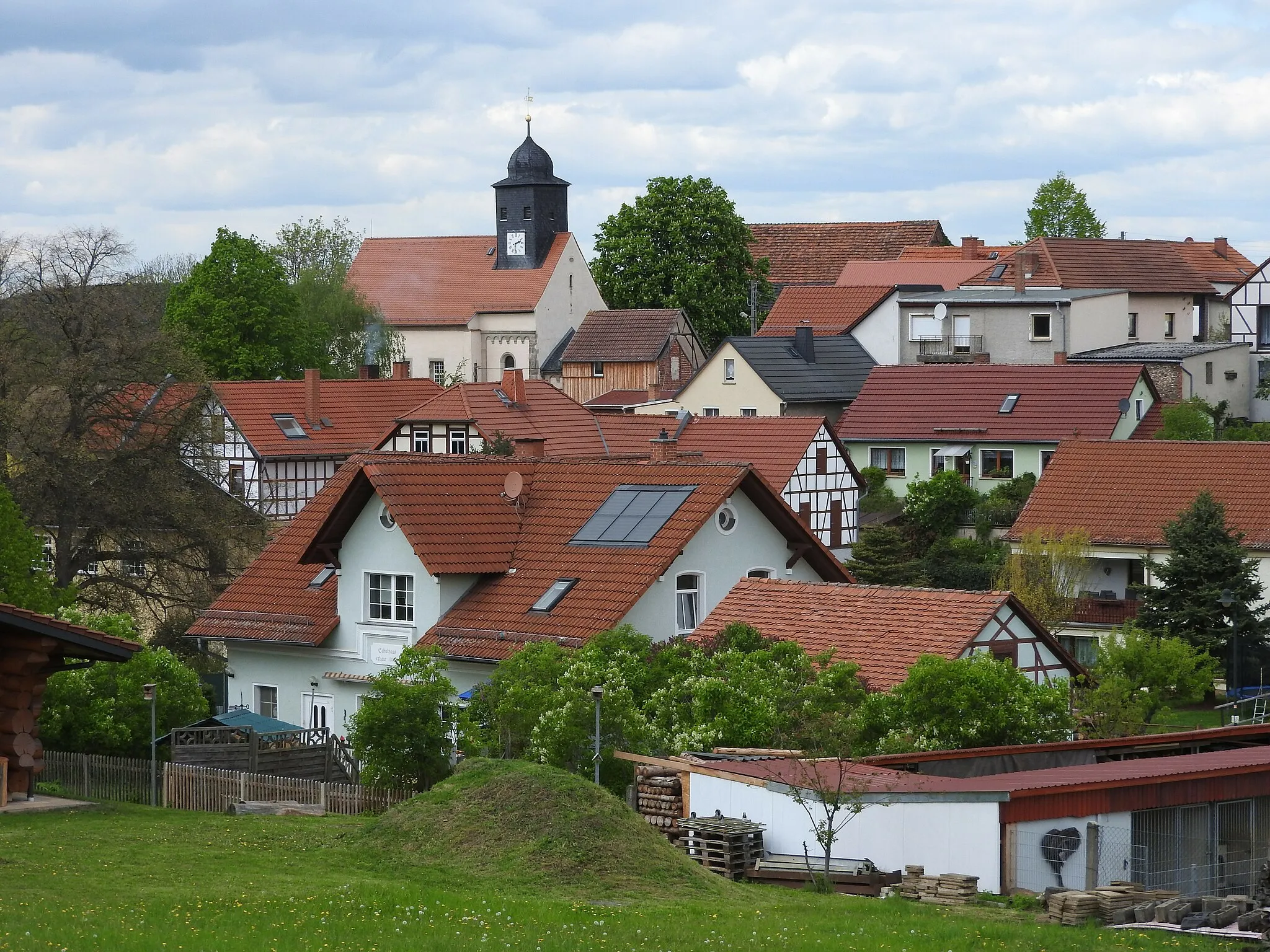 Photo showing: Blick auf Weltwitz in Thüringen