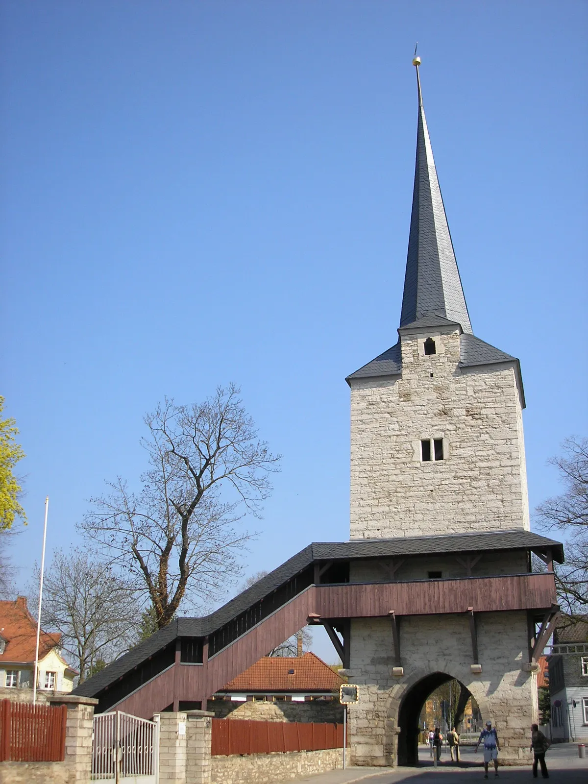 Photo showing: Klagetor, Teil der Stadtbefestigung in Bad Langensalza (Thüringen).