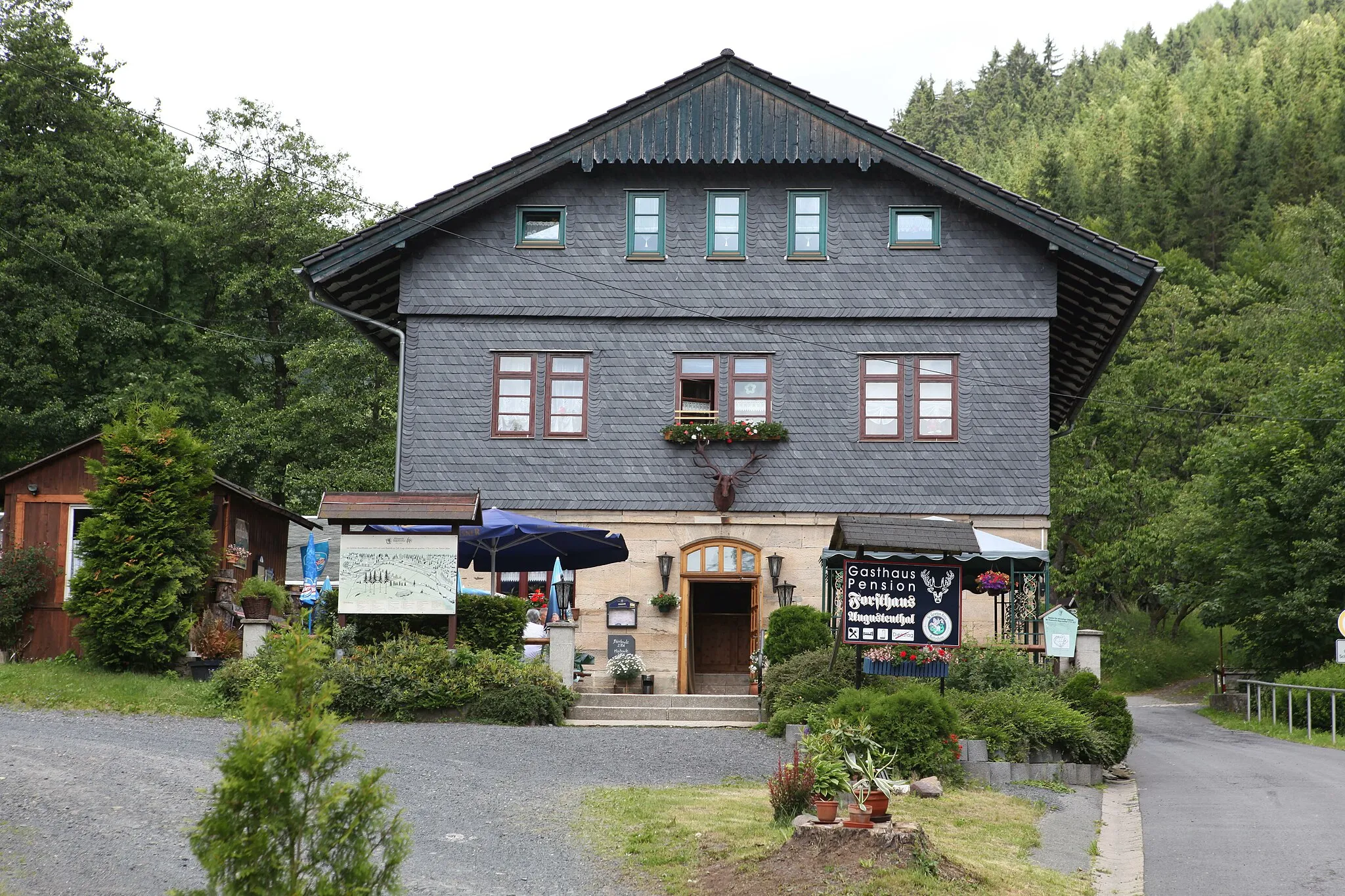 Photo showing: Ehem. Forsthaus, Augustenthal 1 in Hämmern OT von Frankenblick