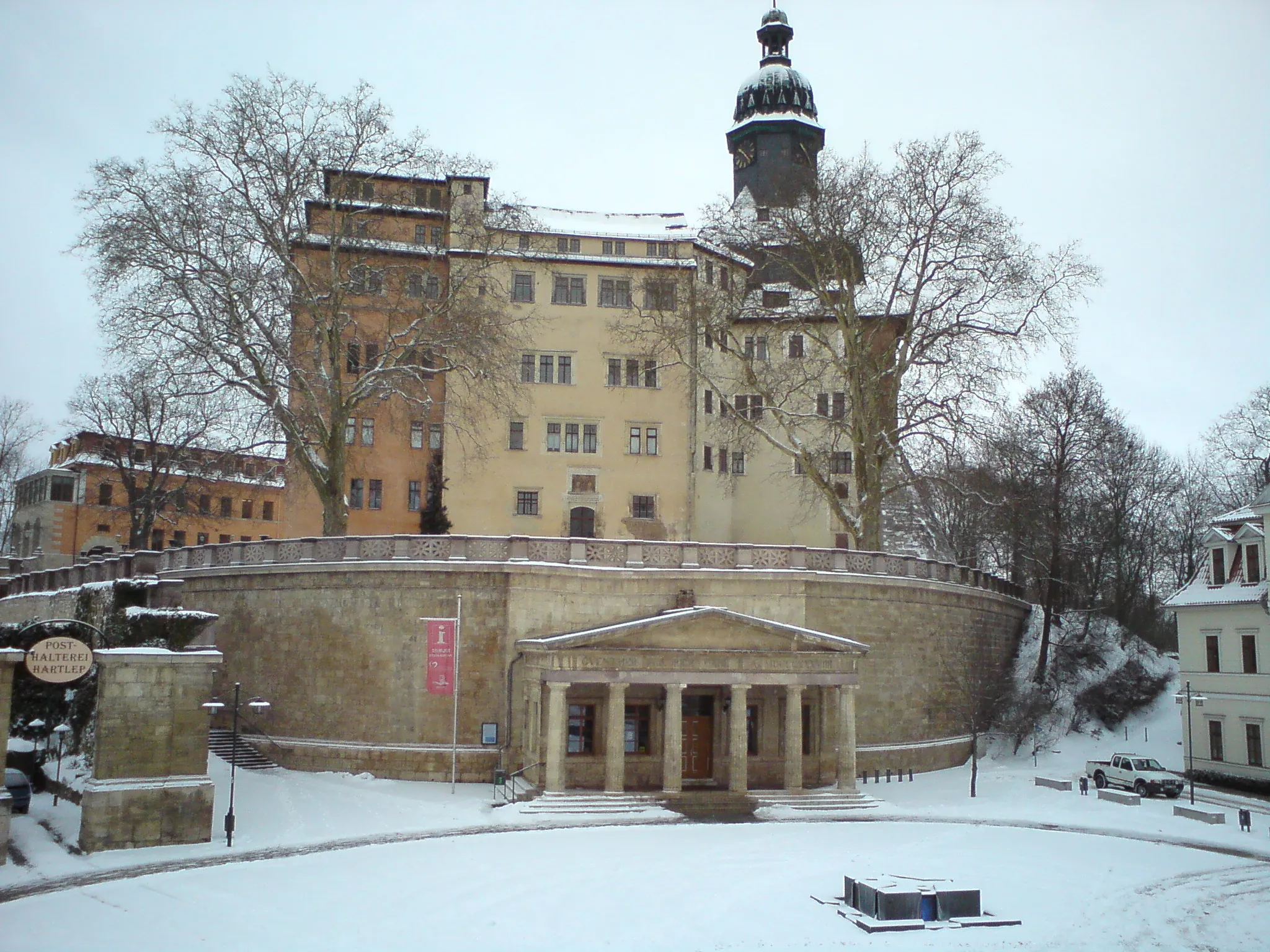 Photo showing: Sondershausen Palace and marketplace