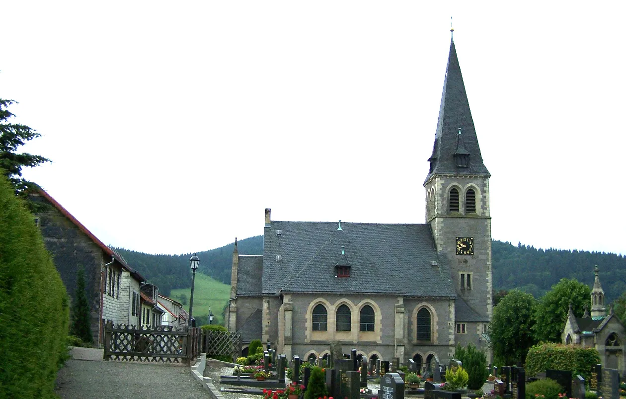 Photo showing: The church in Brotterode.