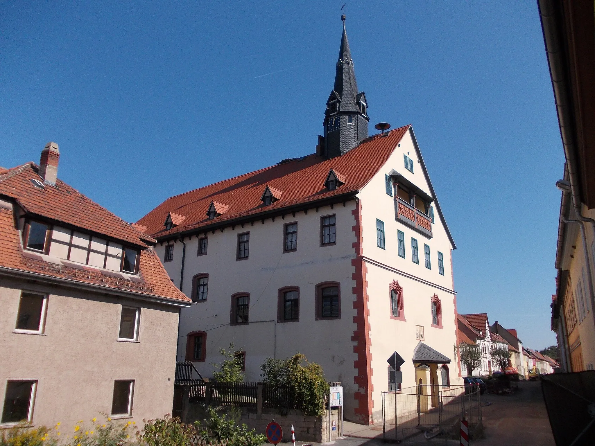 Photo showing: Town hall in Orlamünde (district: Saale-Holzland-Kreis, Thuringia)