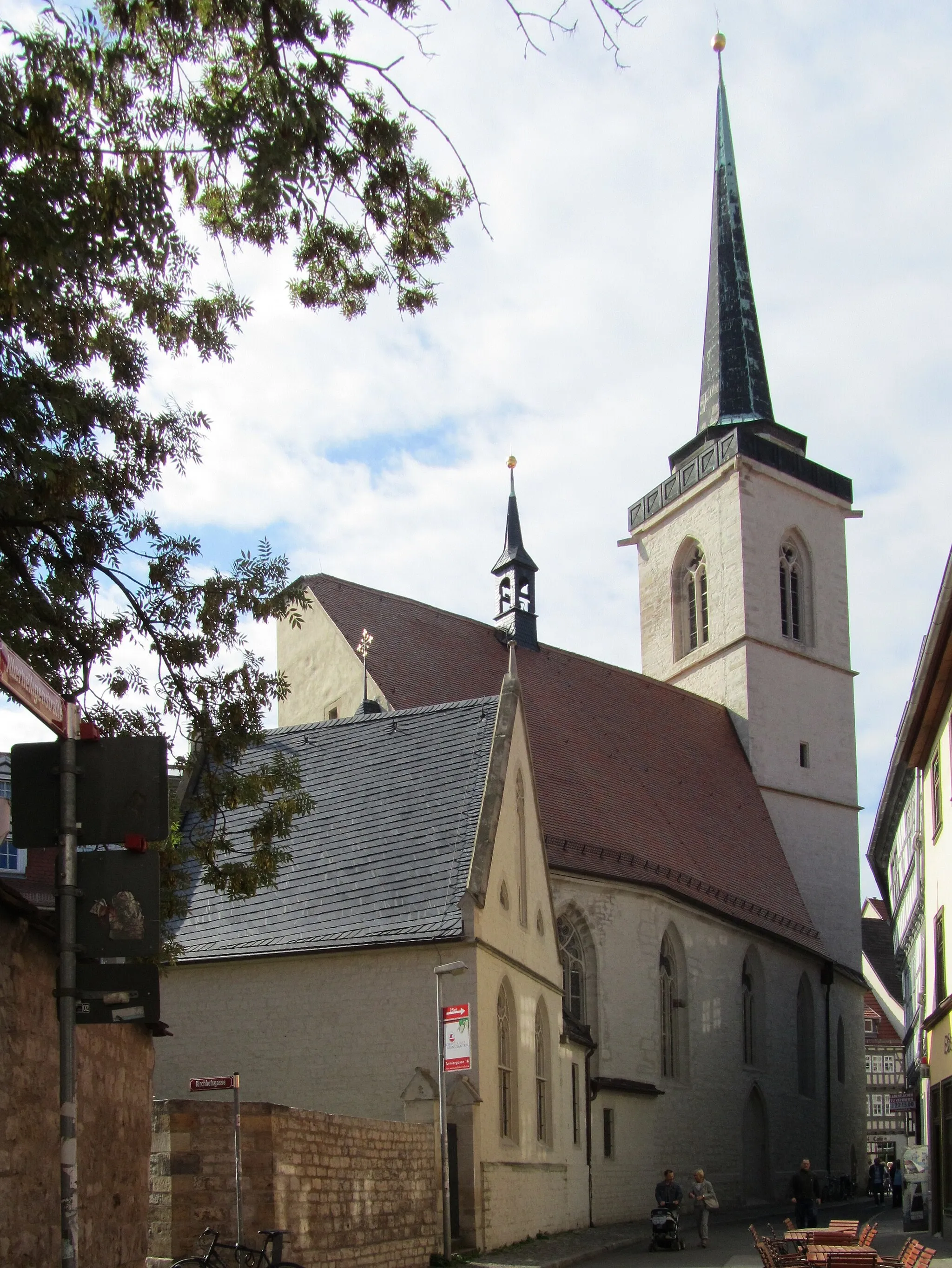 Photo showing: Die Allerheiligenkirche in Erfurt.