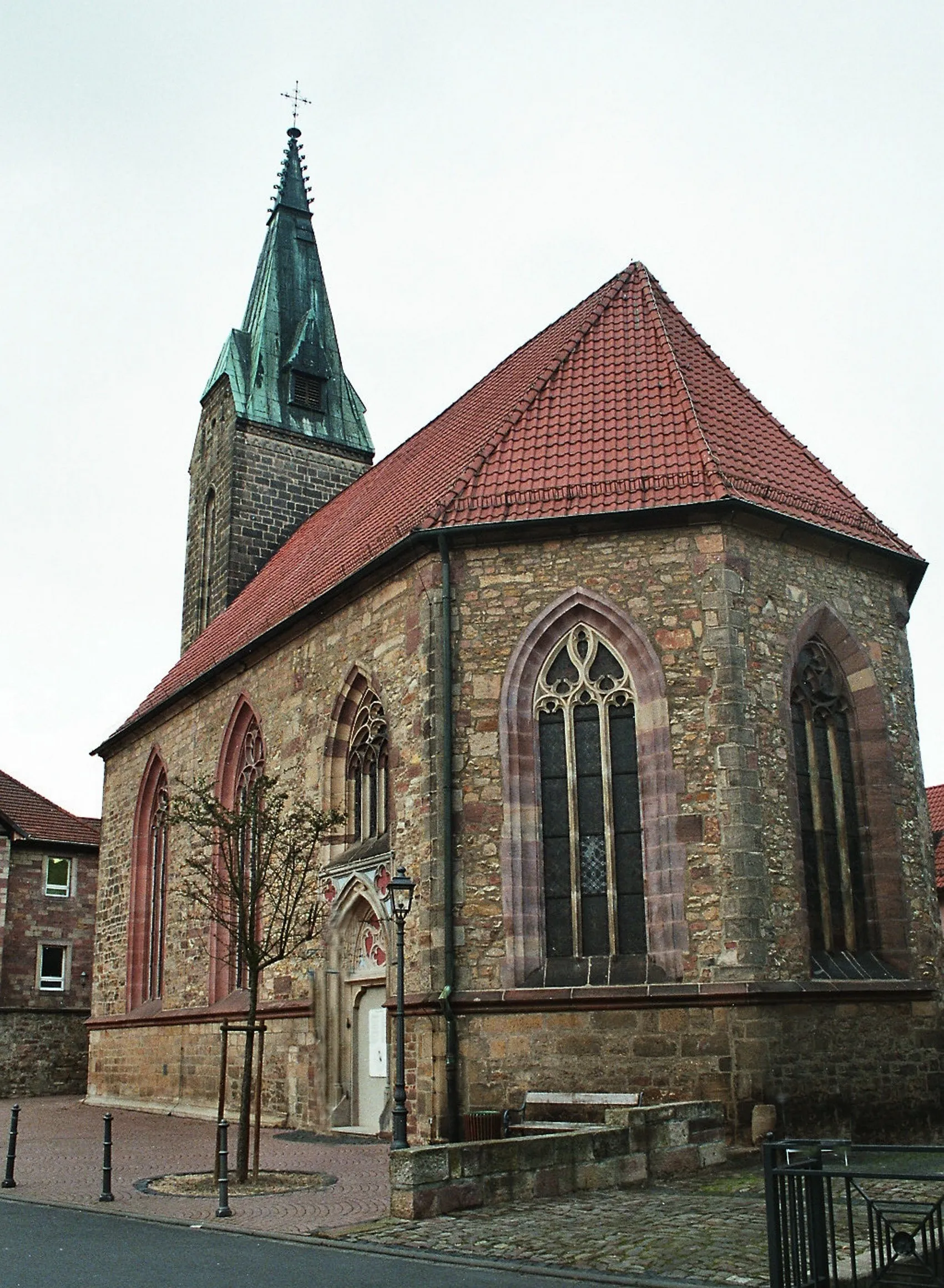 Photo showing: Hünfeld the church of the Holy Cross