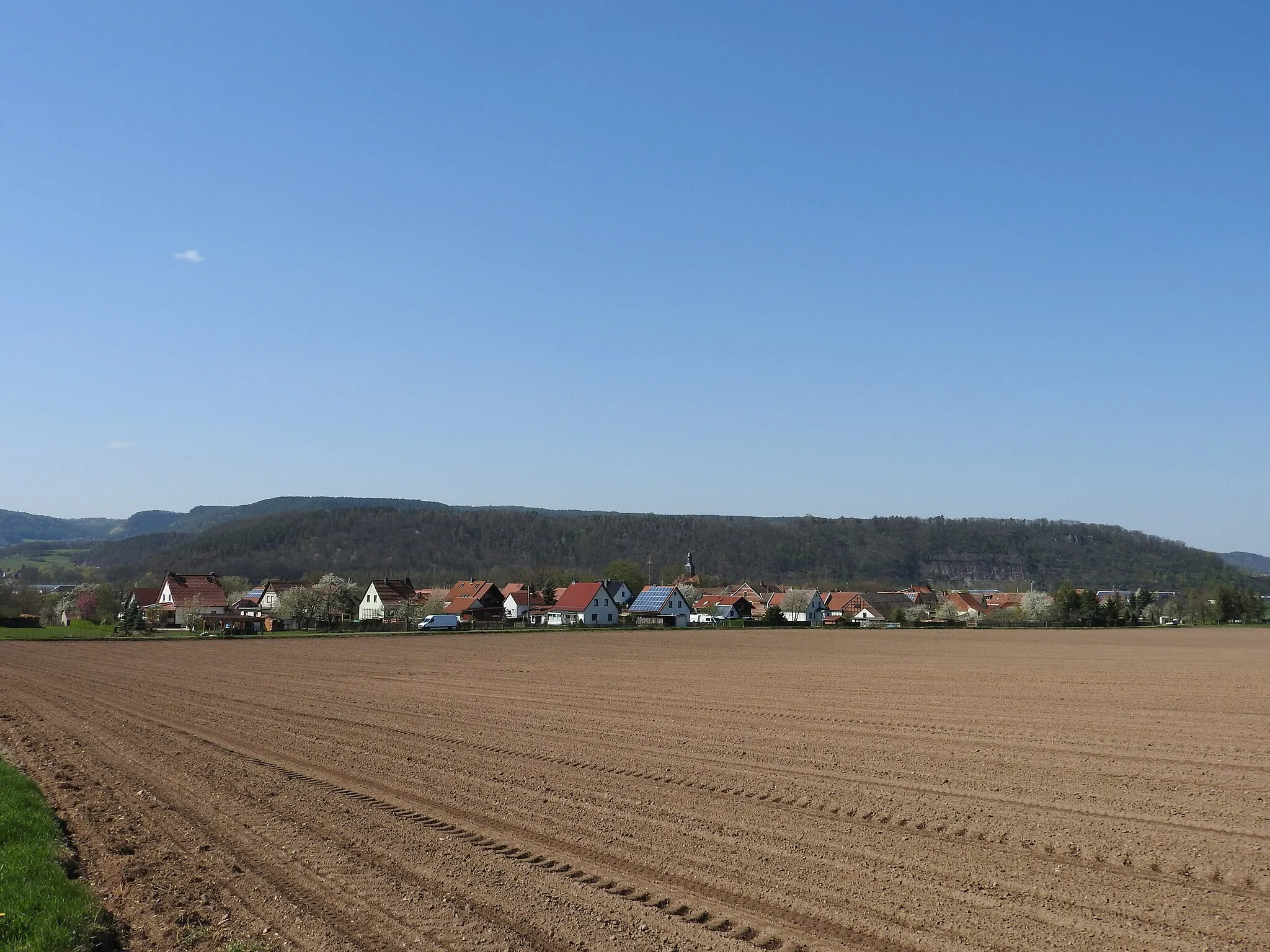 Photo showing: Blick auf Jägersdorf in Thüringen
