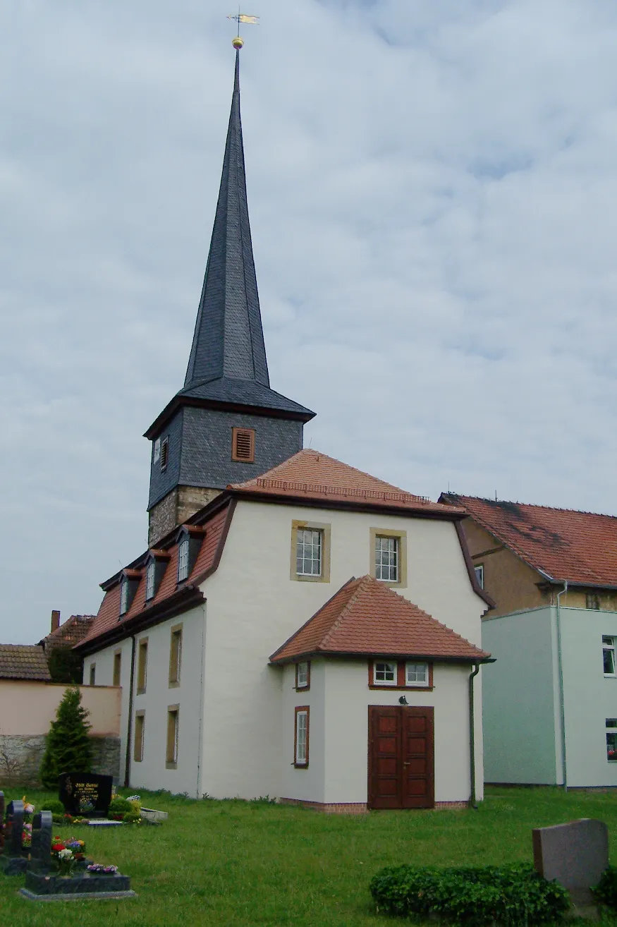 Photo showing: The church in Eberstädt village near Gotha.