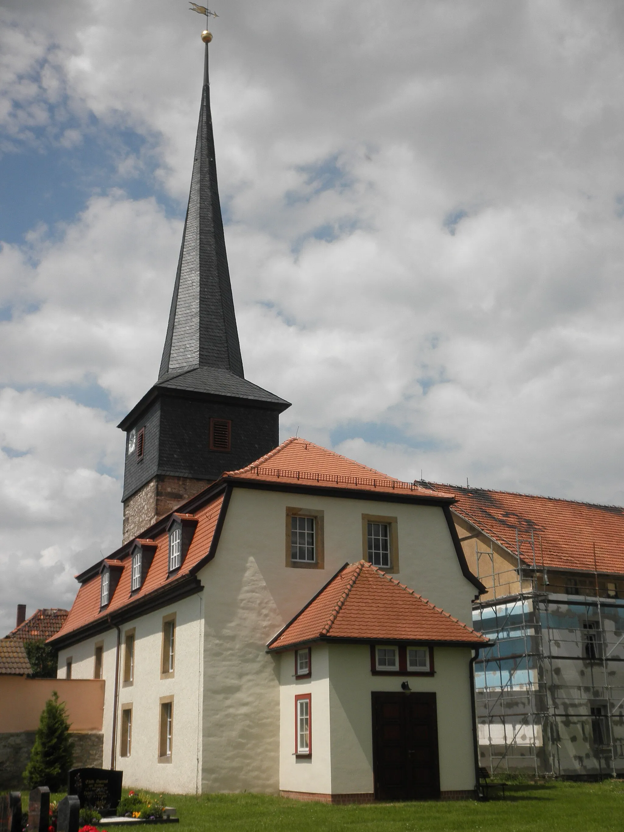 Photo showing: The Curch in Eberstädt (Sonneborn, Thuringia)