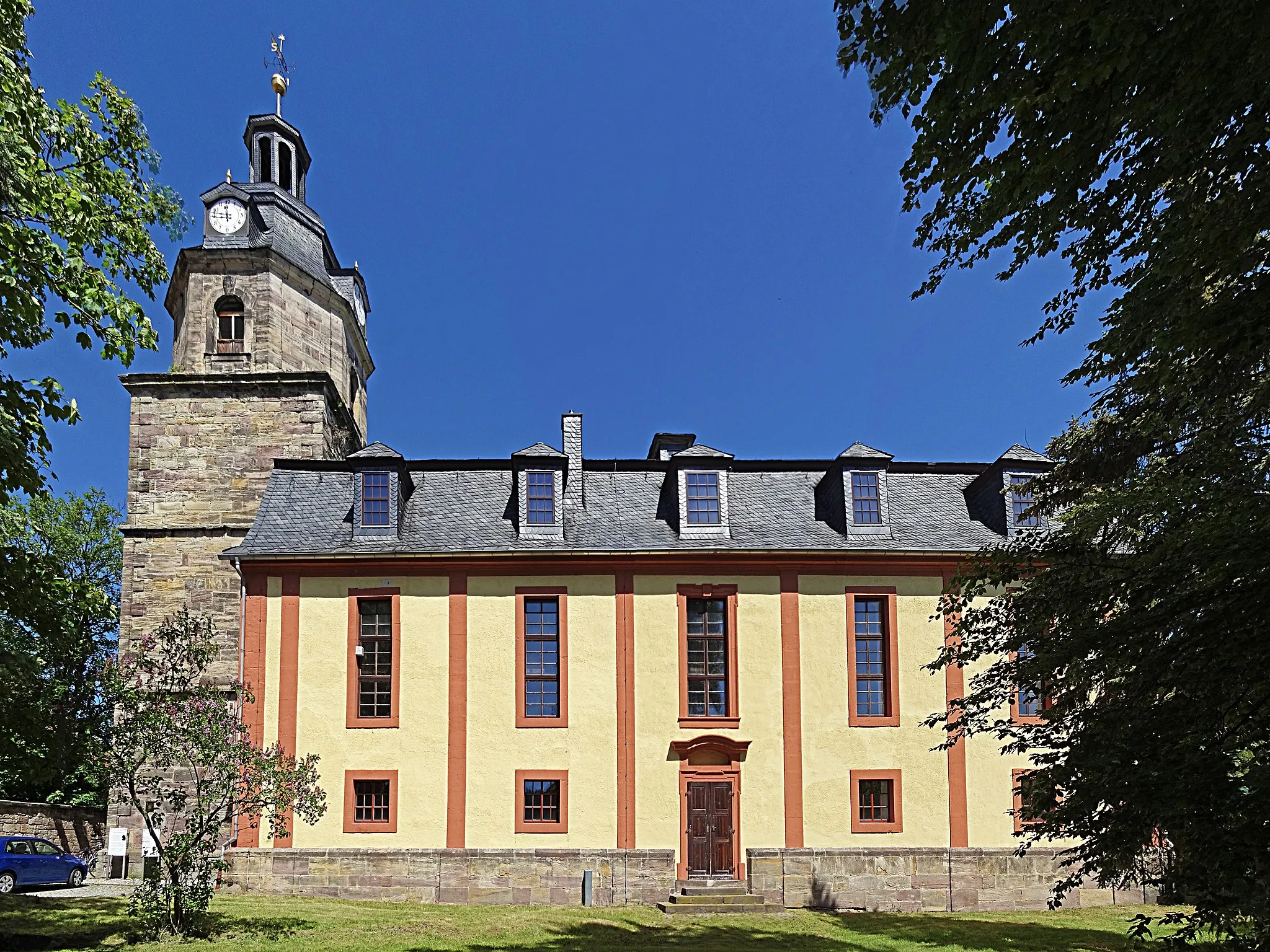 Photo showing: Gräfenroda St. Laurentius von Süden