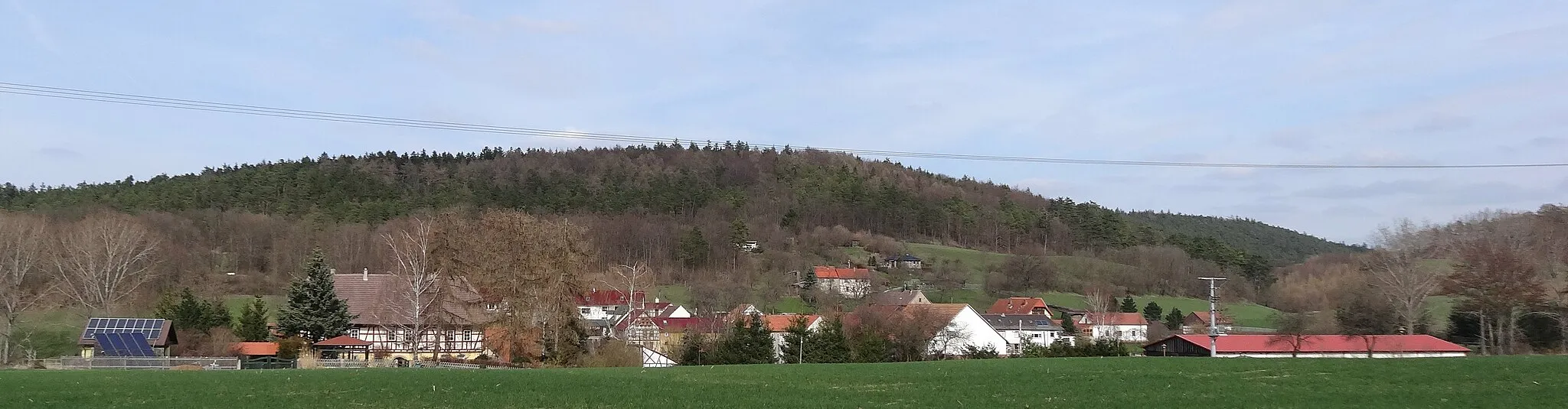 Photo showing: View on Oesteröda from south-west