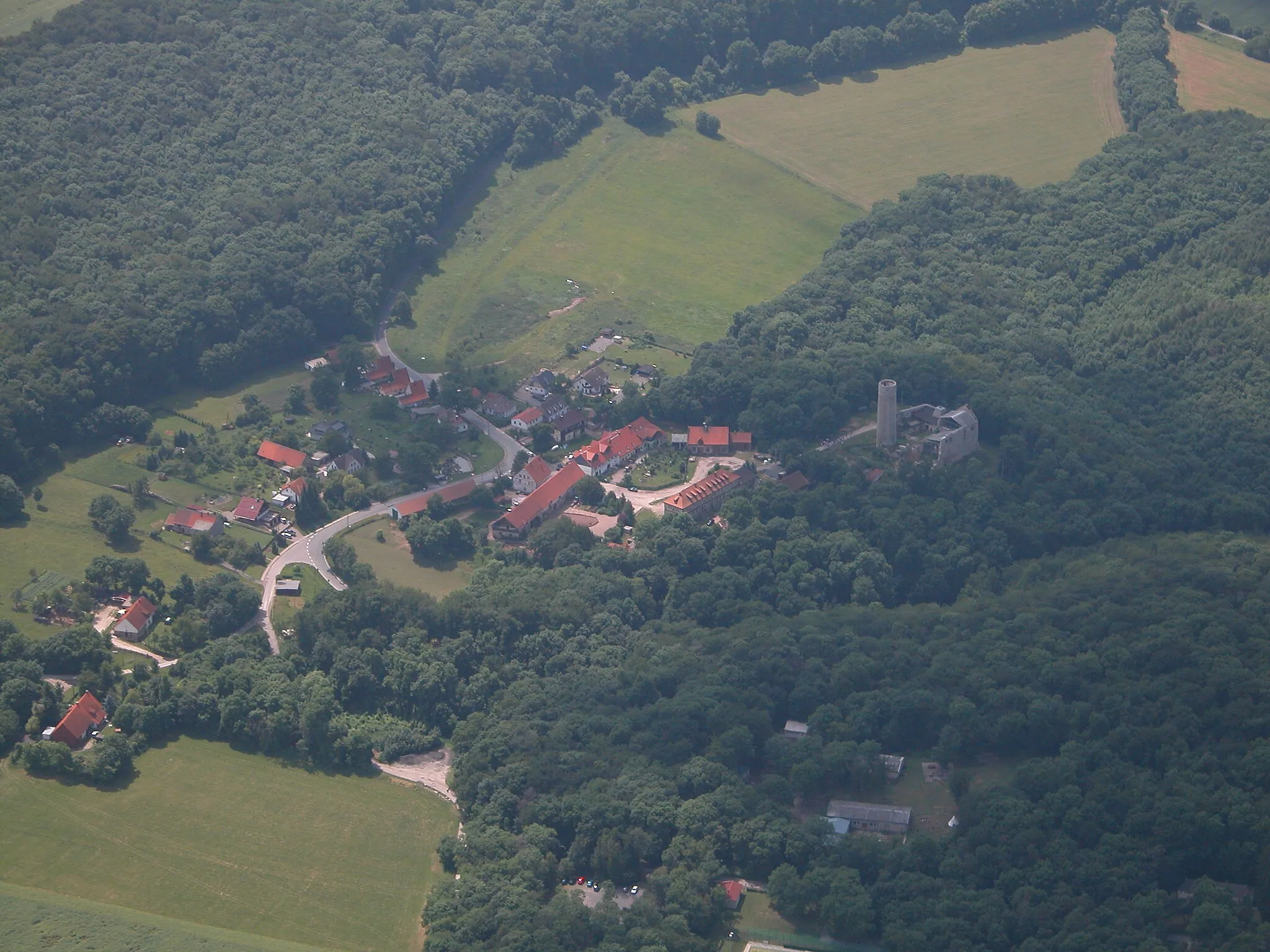 Photo showing: Luftbild von Straußberg.