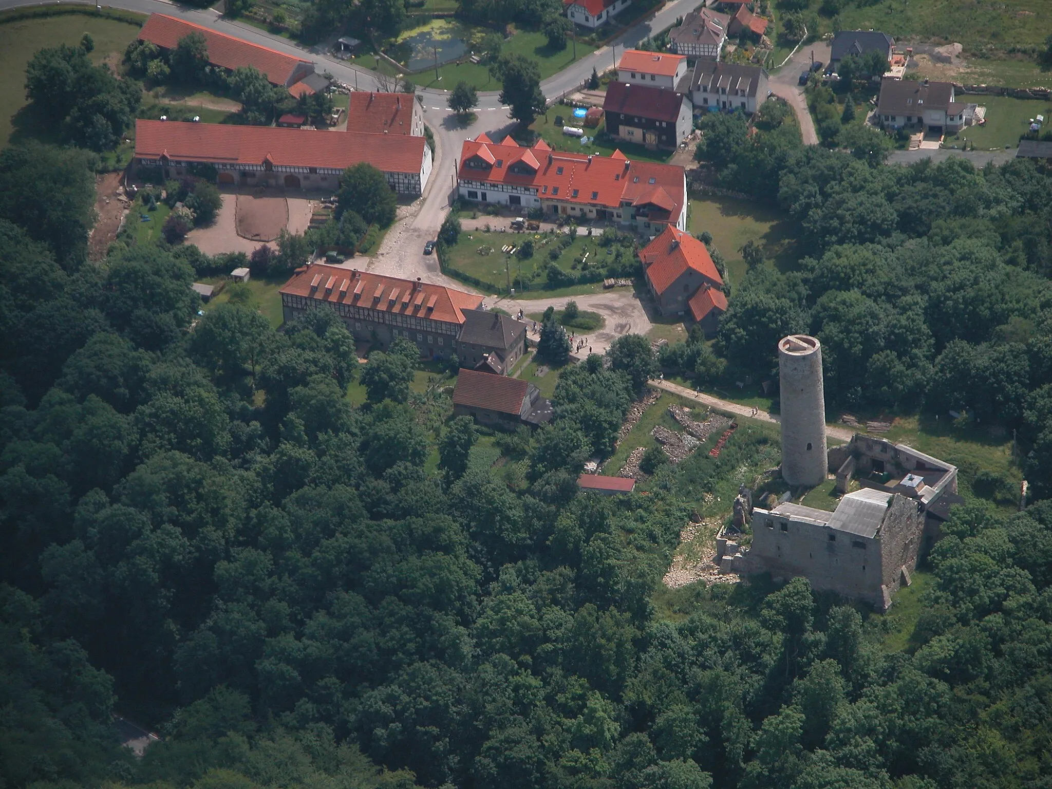 Photo showing: Luftbild von Straußberg.