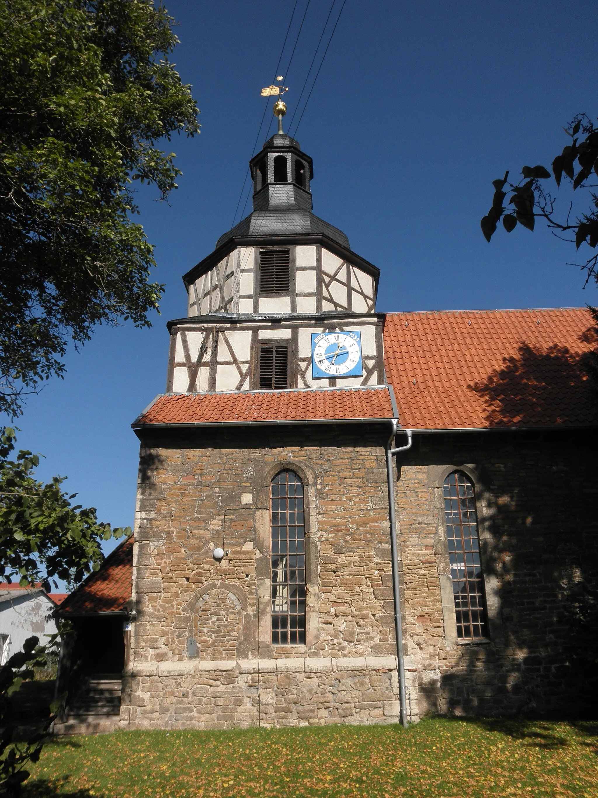 Photo showing: Church in Großwerther (Werther) in Thuringia