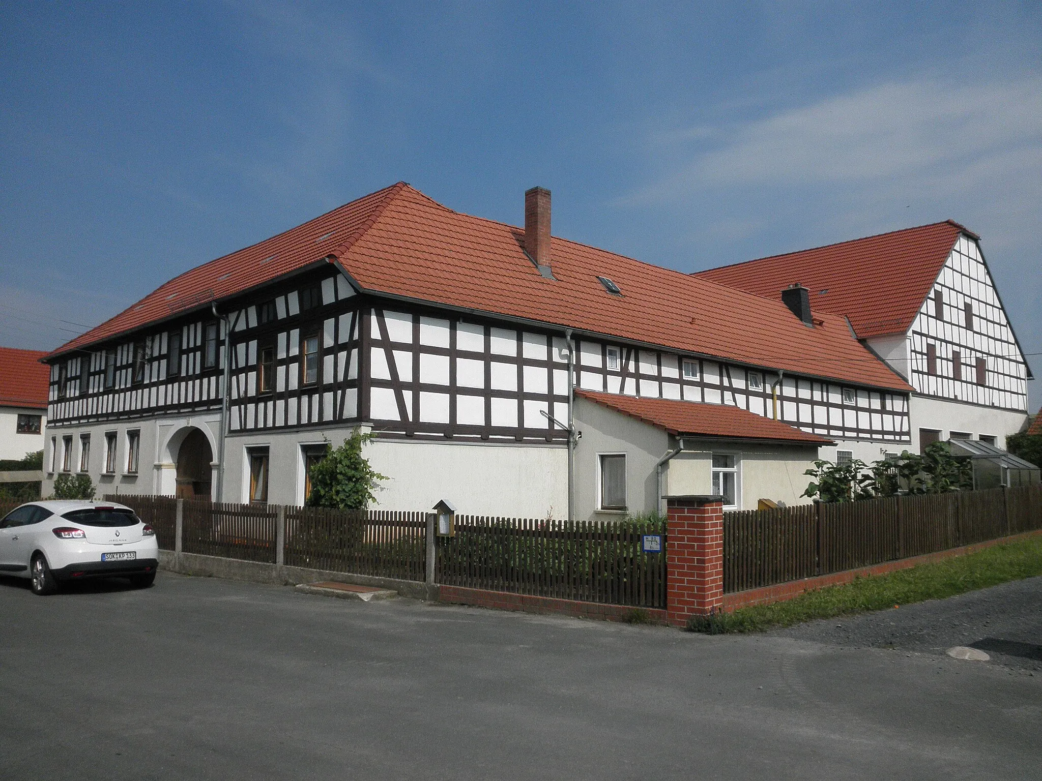 Photo showing: Frame Work in Kopitzsch (Miesitz) in Thuringia