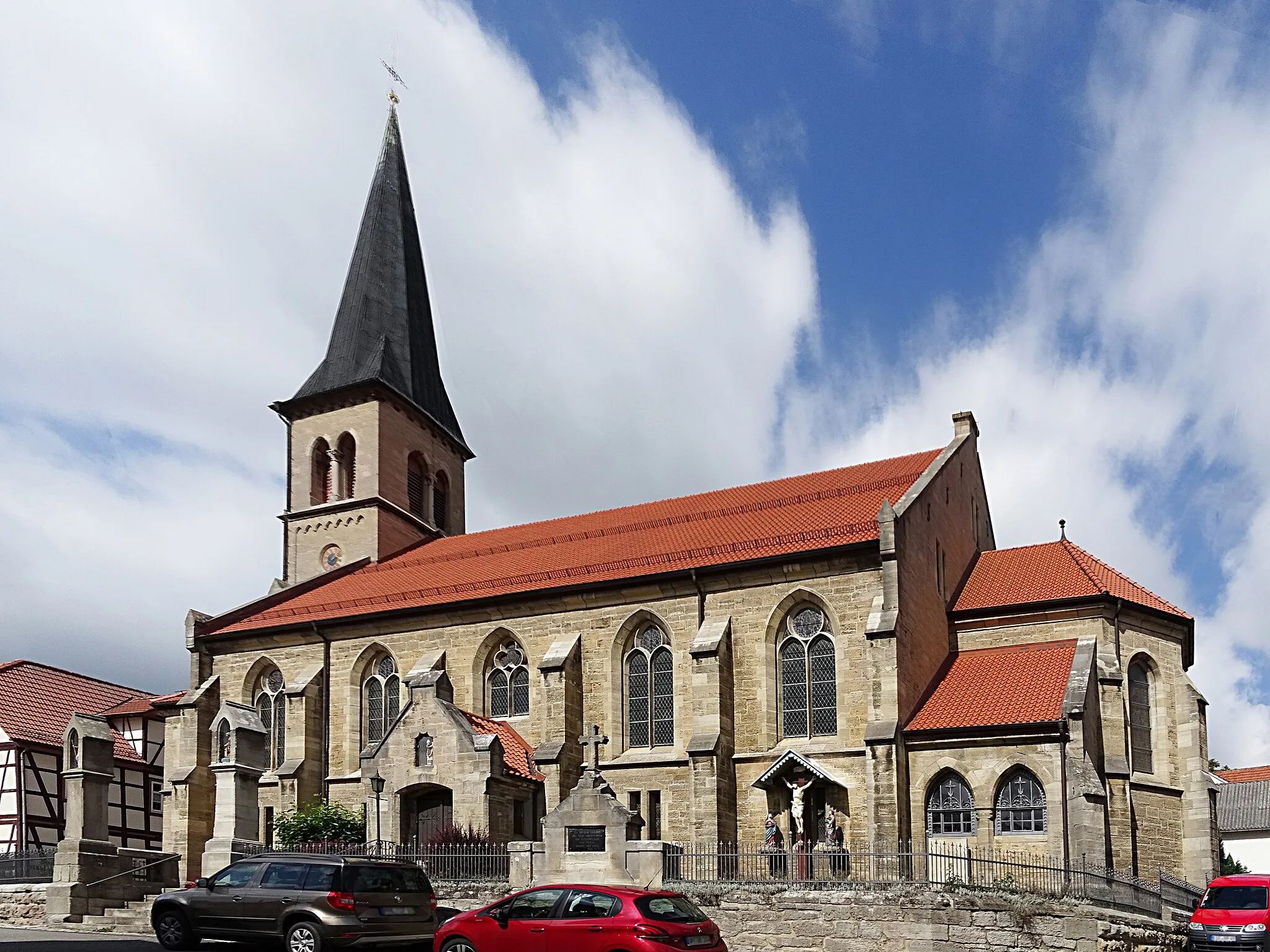 Photo showing: Pfarrkirche St. Alban (Diedorf) von Süden