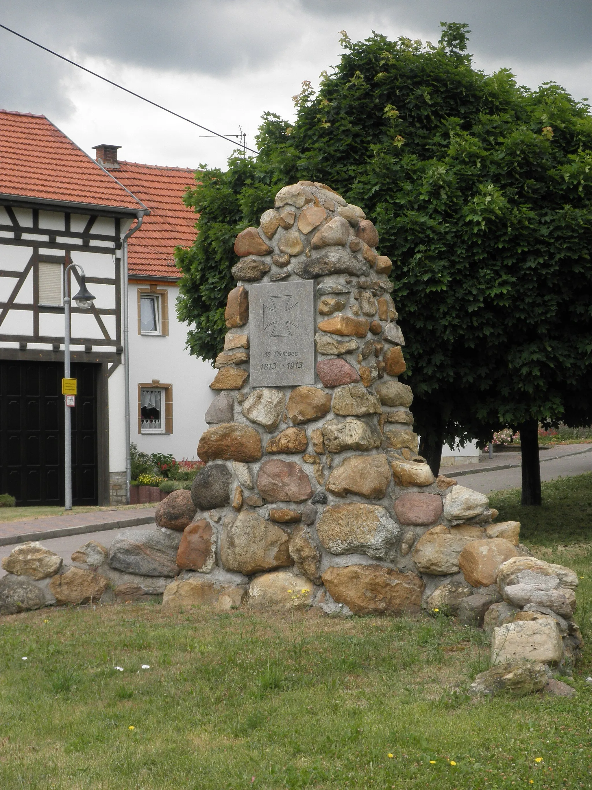Photo showing: Monument in Markvippach (Thuringia)