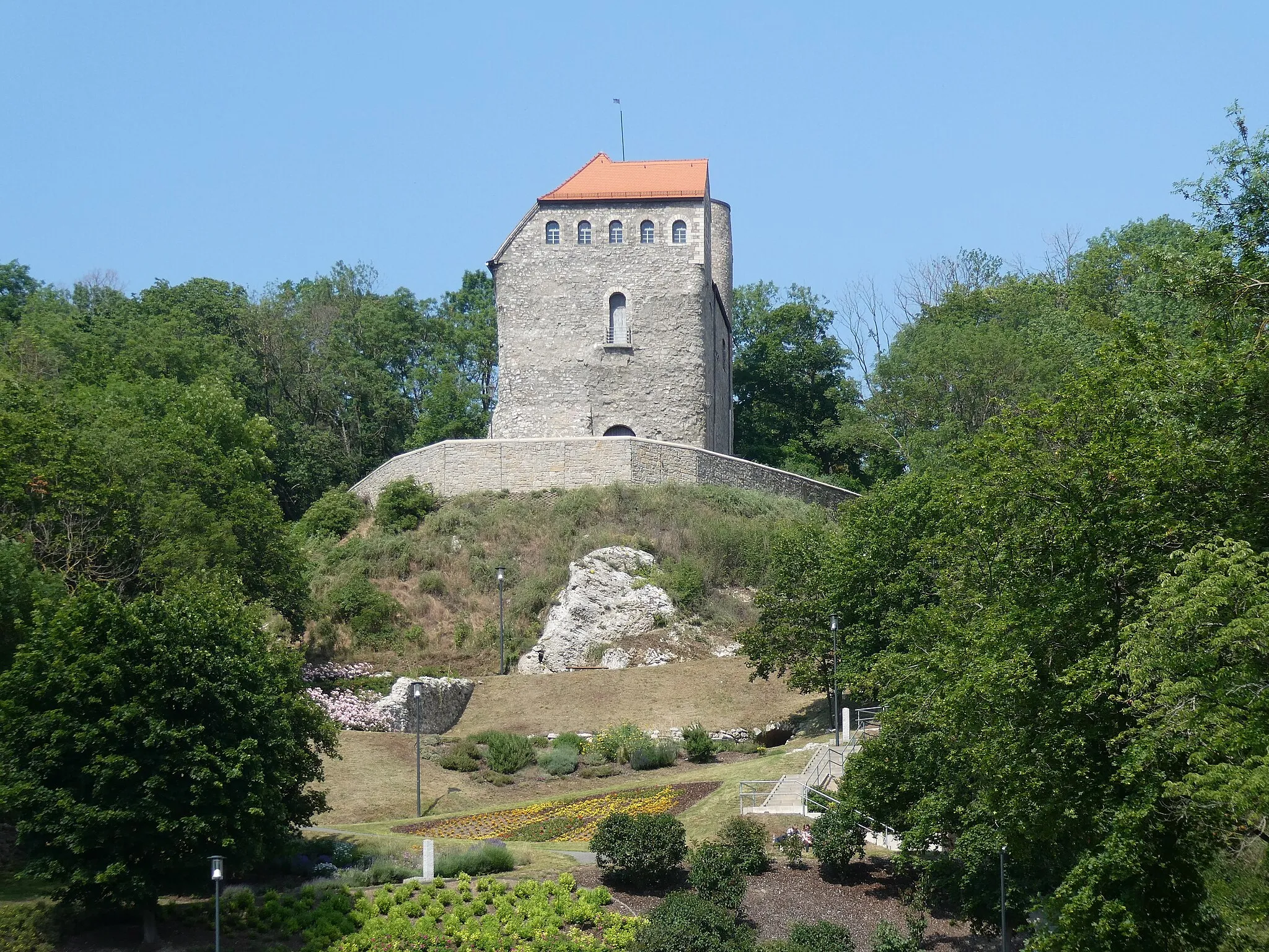 Photo showing: Bad Frankenhausen Oberburg Hausmannsturm