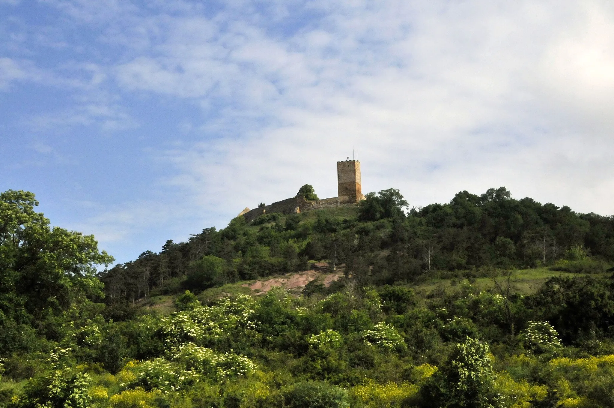 Photo showing: Bad Lands am Südhang der Burg Gleichen