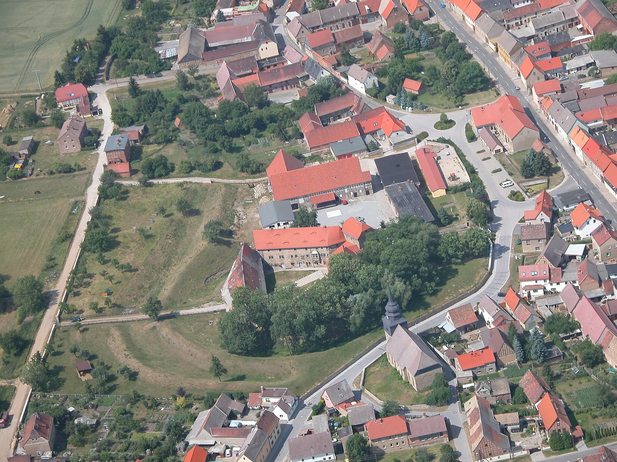 Photo showing: Luftbild von Liebstedt (AP)