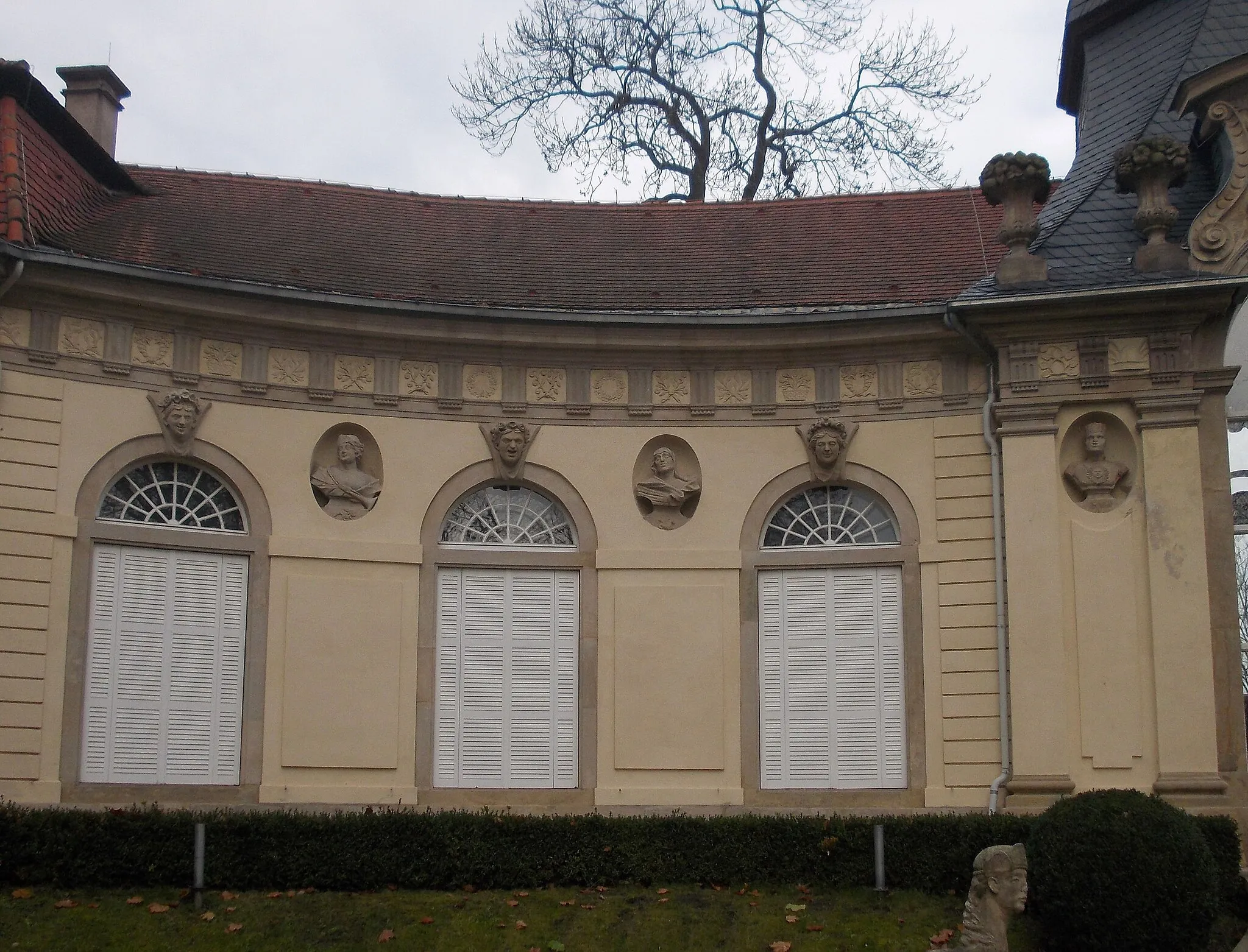 Photo showing: Orangery in Von Seckendorff Park in Meuselwitz (Altenburger Land district, Thuringia)