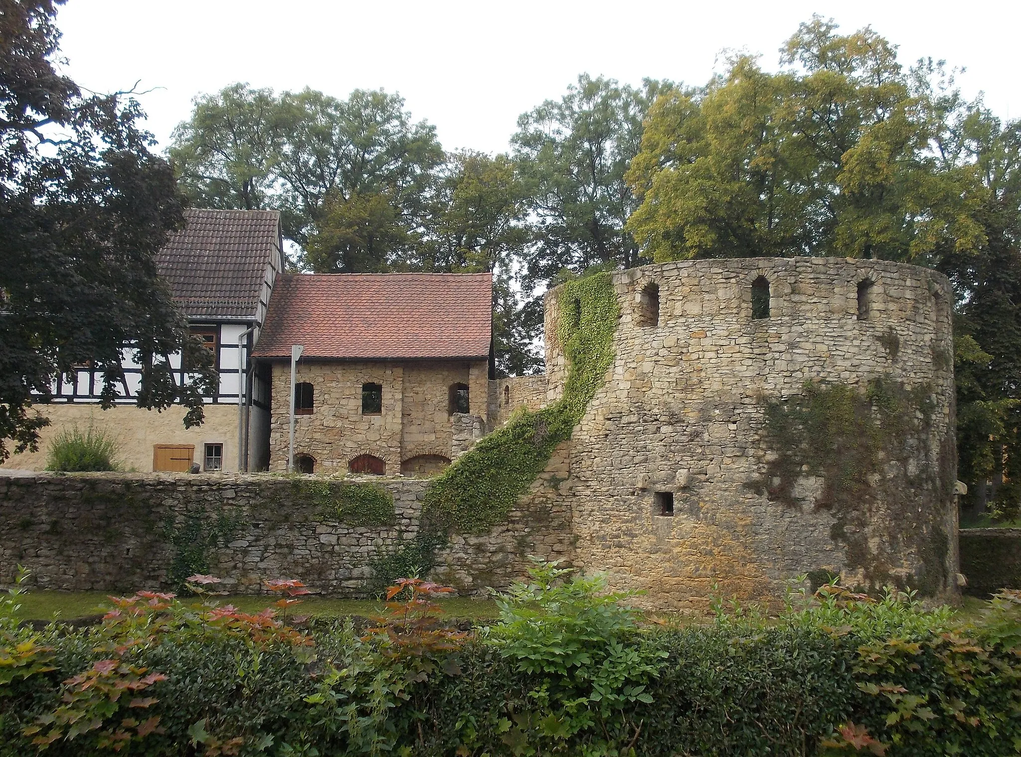 Photo showing: The water castle in Schkölen (district: Saale-Holzland-Kreis, Thuringia)