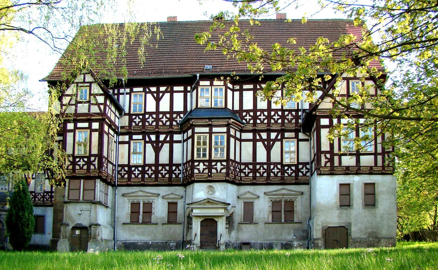 Photo showing: Rotes Schloss Mihla Hauptgebäude von vorn