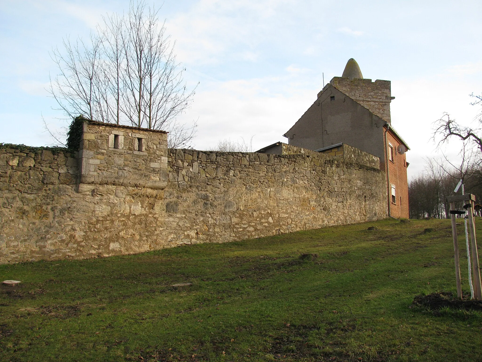 Photo showing: die Stadtmauer von Bad Tennstedt