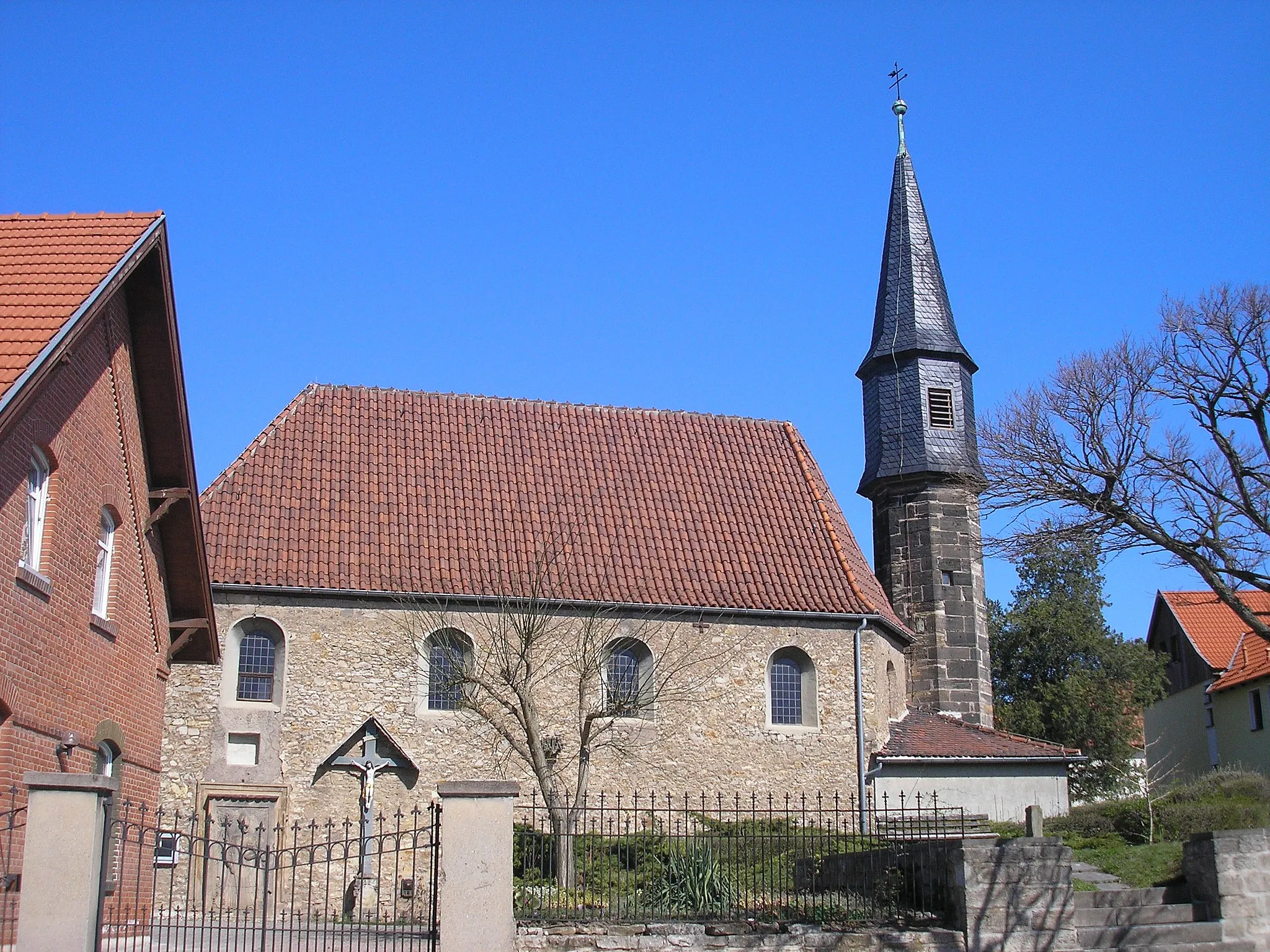 Photo showing: Die Martinikirche in Dittelstedt (Erfurt).