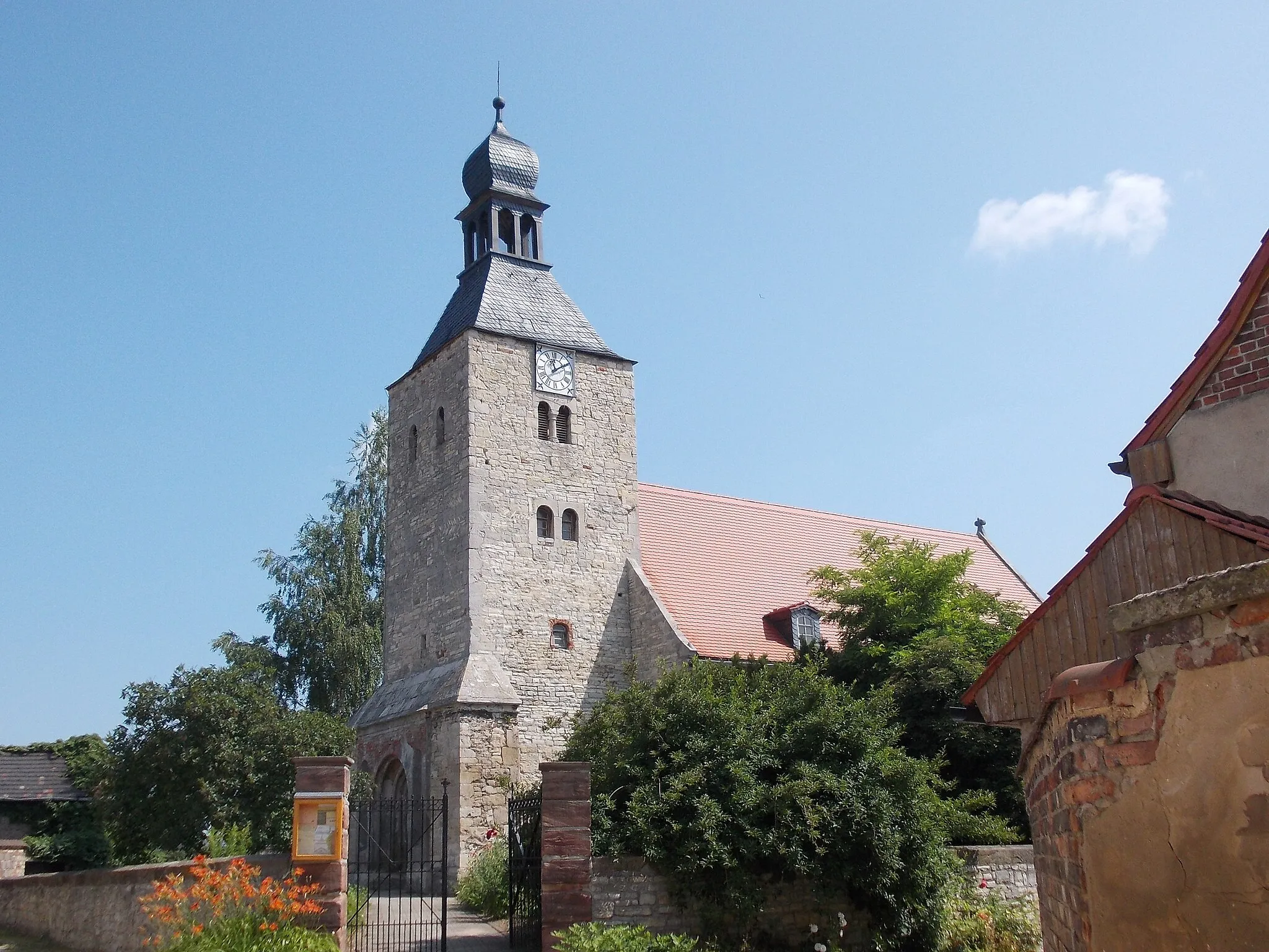 Photo showing: Ebersroda church (Gleina, district: Burgenlandkreis, Saxony-Anhalt)