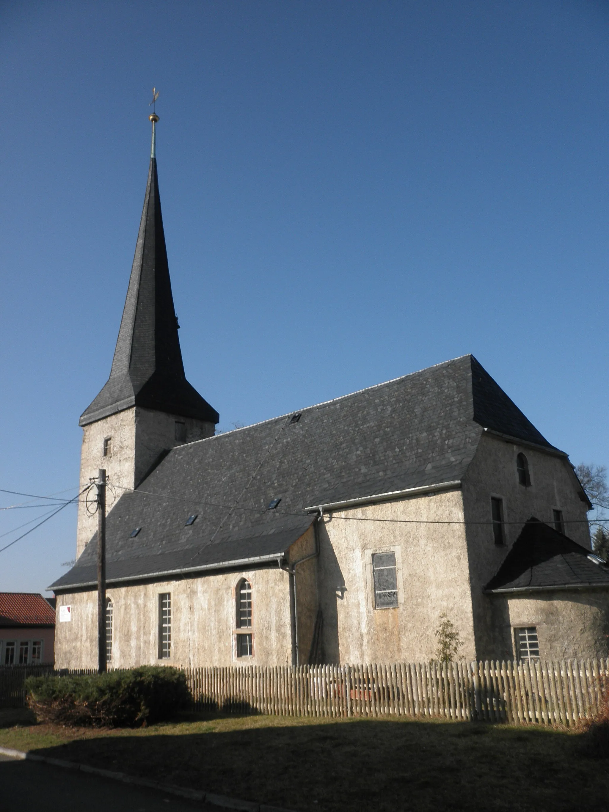 Photo showing: Church in Osthausen in Thuringia