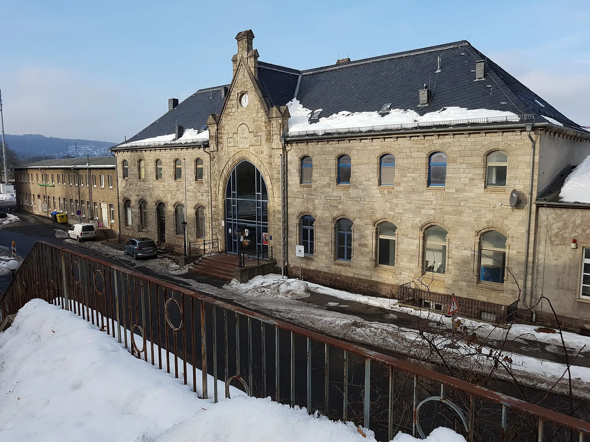 Photo showing: Train Station of the City Suhl.