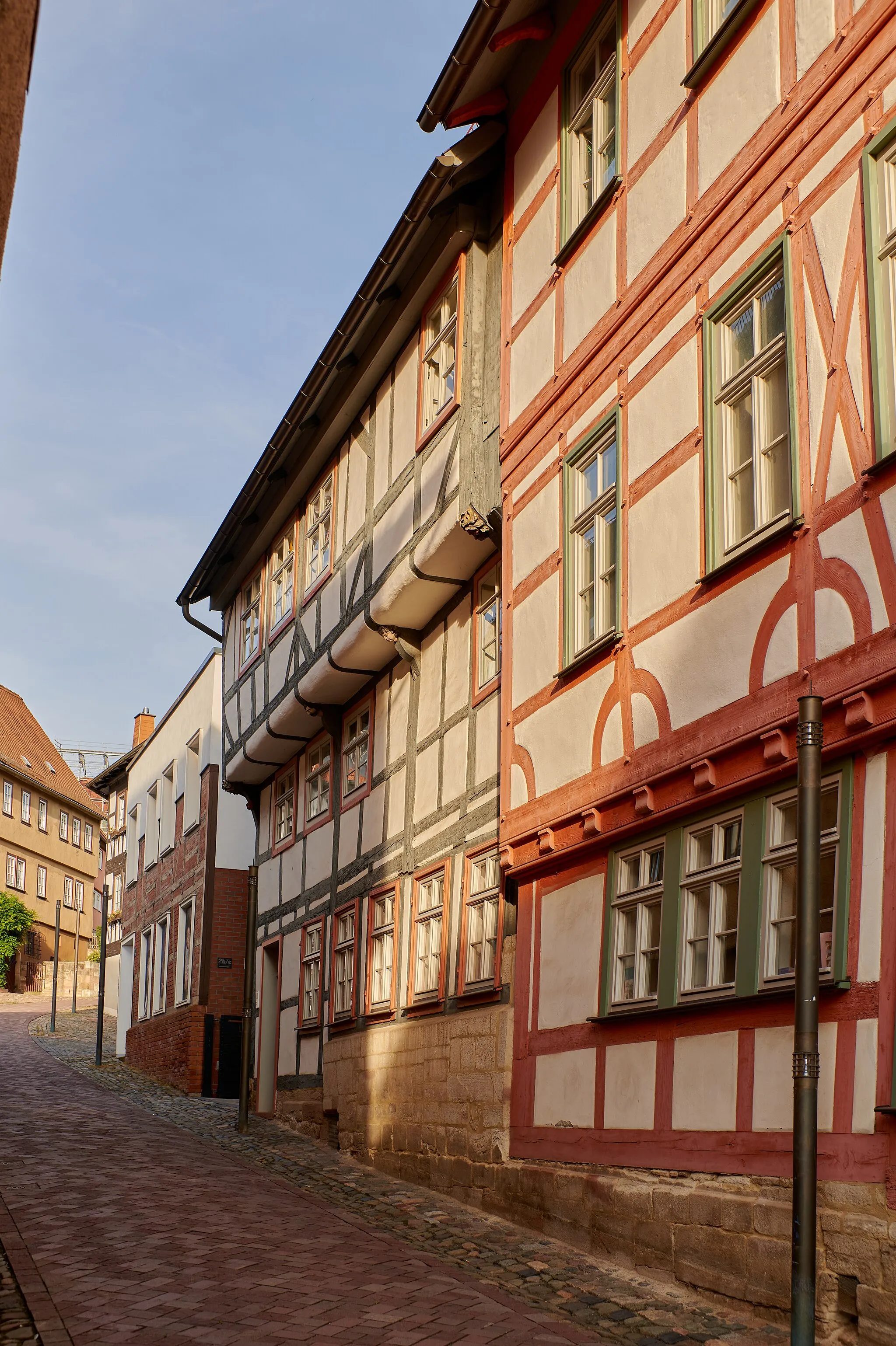 Photo showing: Schmalkalden: Schloßberg mit Hinterhaus Lutherplatz 7