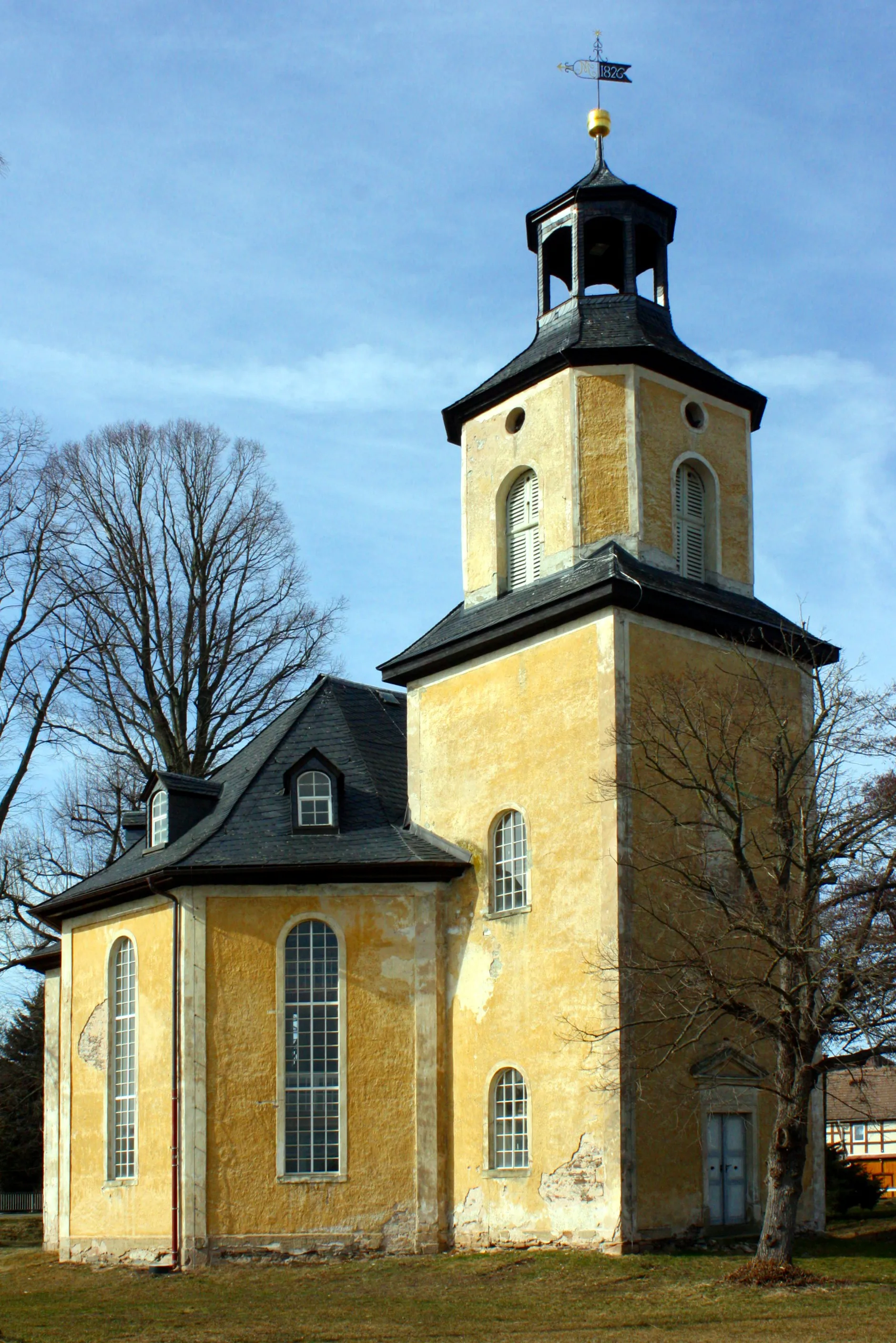 Photo showing: Church in Mittelpöllnitz near Gera/Thuringia