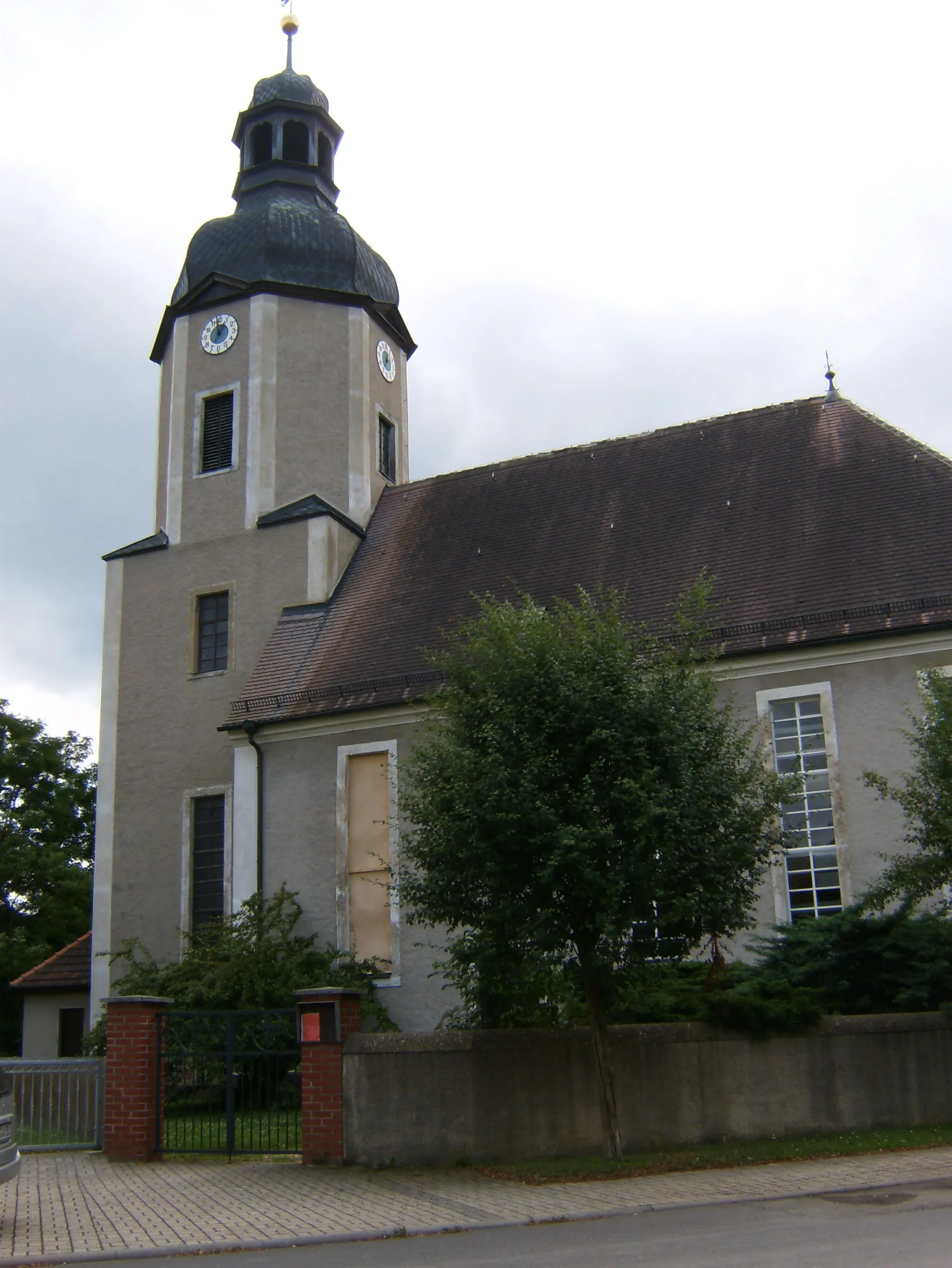 Photo showing: Caaschwitz, village church.