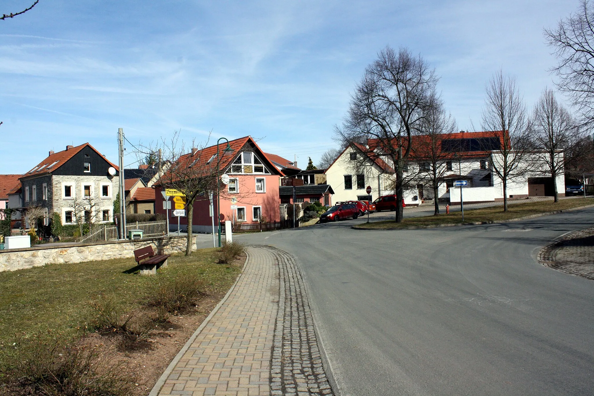 Photo showing: View into Crimla near Gera/Thuringia