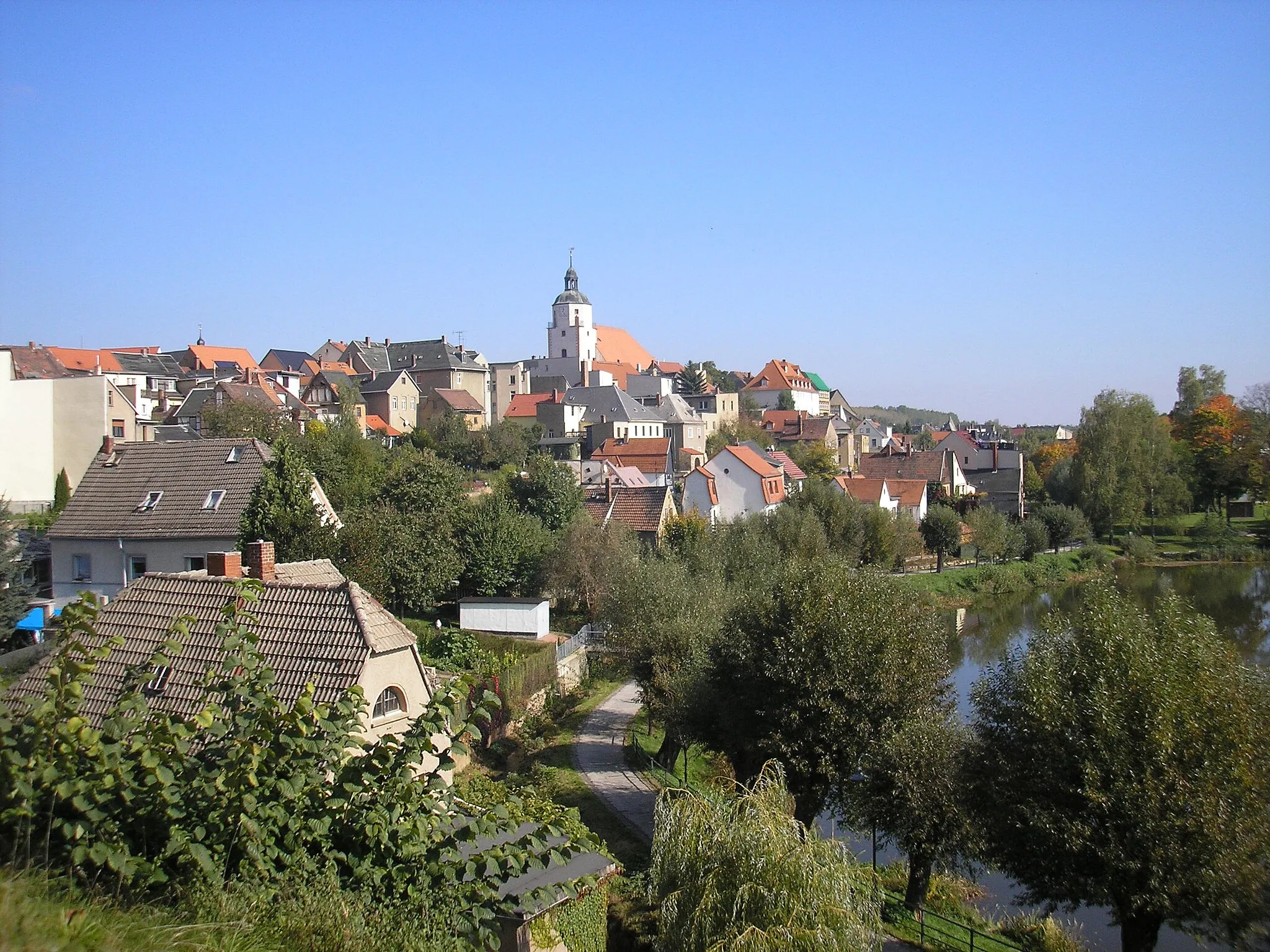 Photo showing: Die Altstadt von Ronneburg (Thüringen).