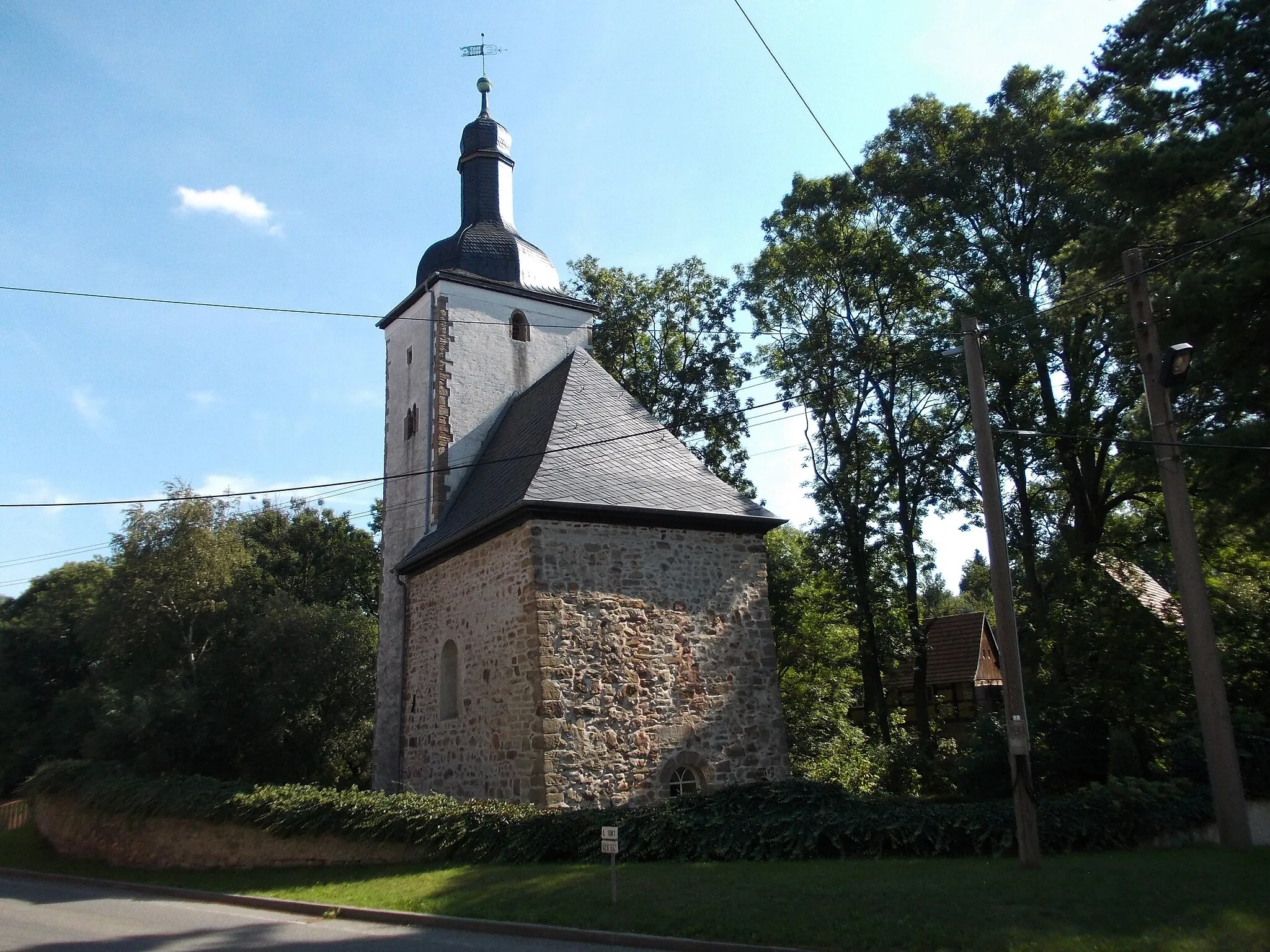 Photo showing: St. Peter's Church in Baldenhain (Grossenstein, Greiz district, Thuringia)