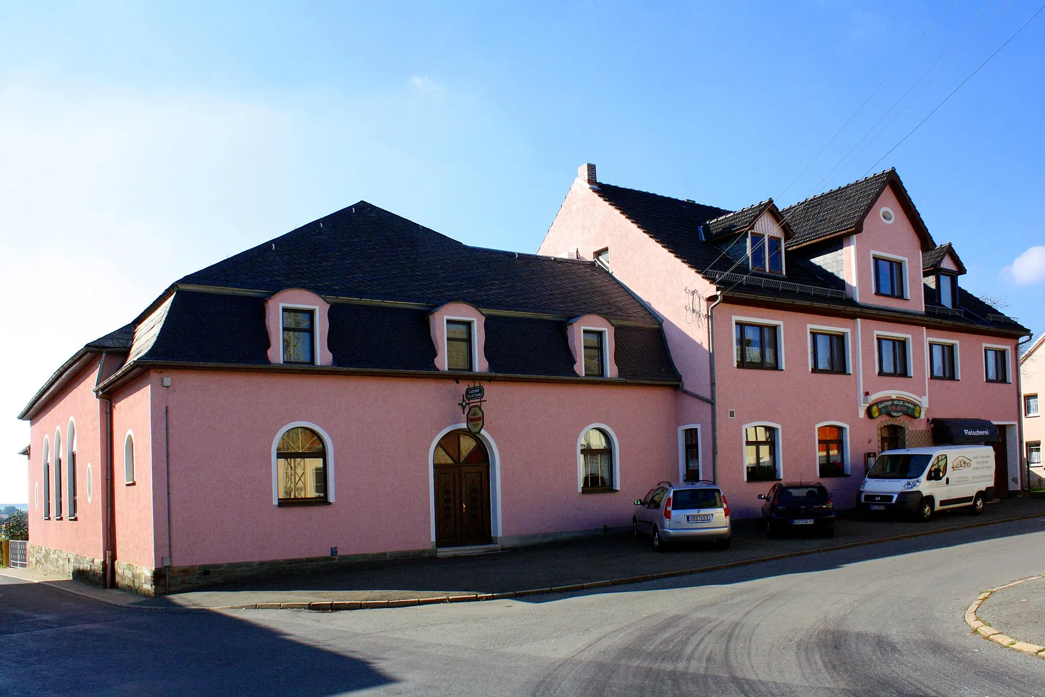 Photo showing: Guesthouse in Langenwetzendorf-Wildetaube near Greiz/Thuringia