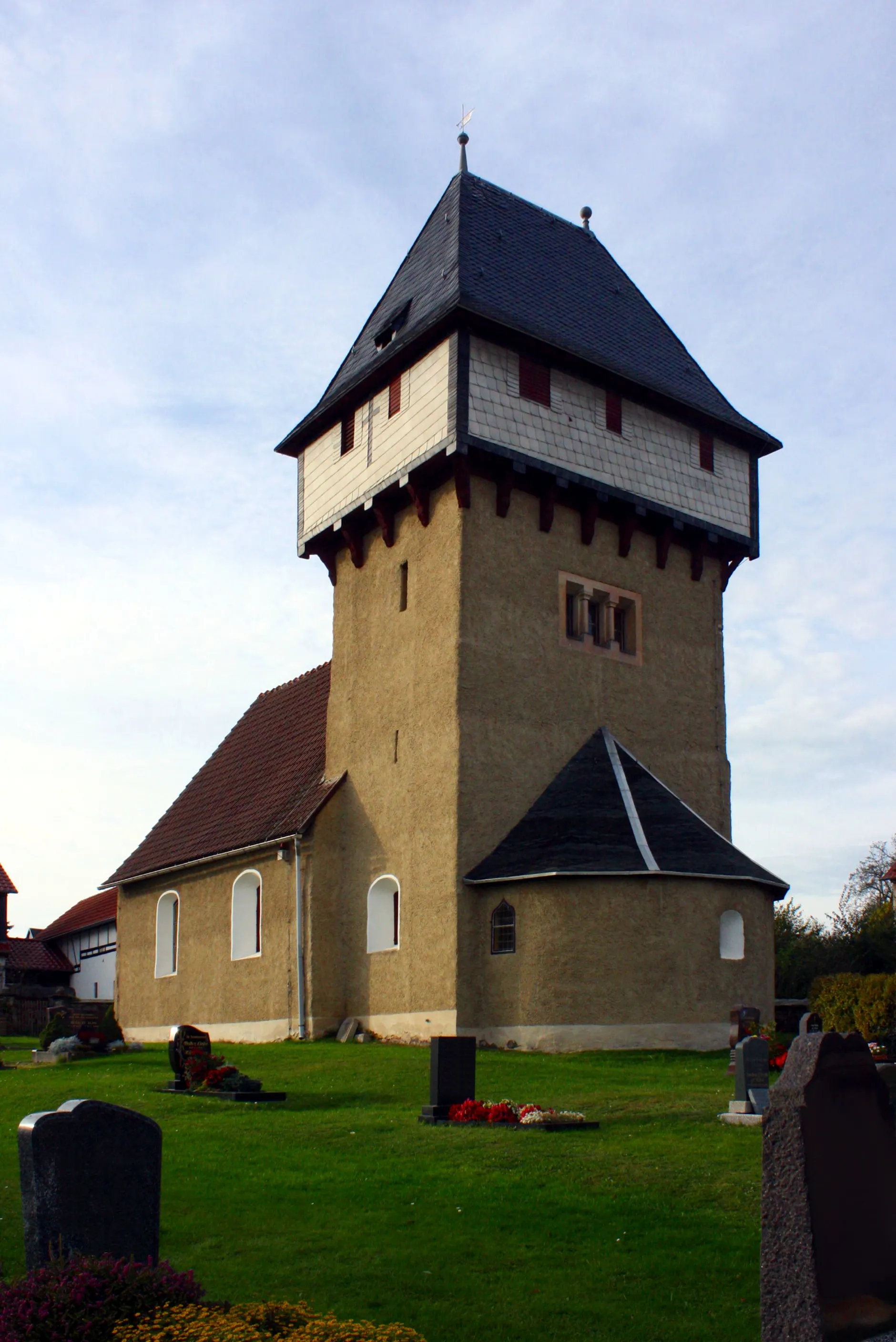 Photo showing: Church in Weida-Schüptitz near Gera/Thuringia