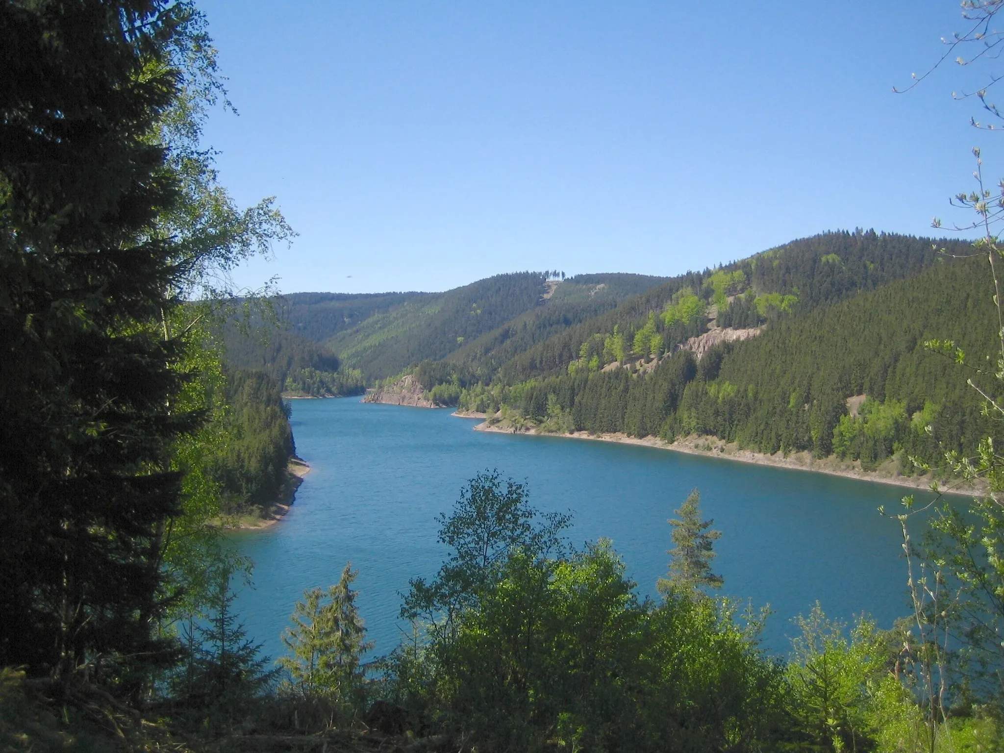 Photo showing: Dam Ohratalsperre in Thuringia, Germany