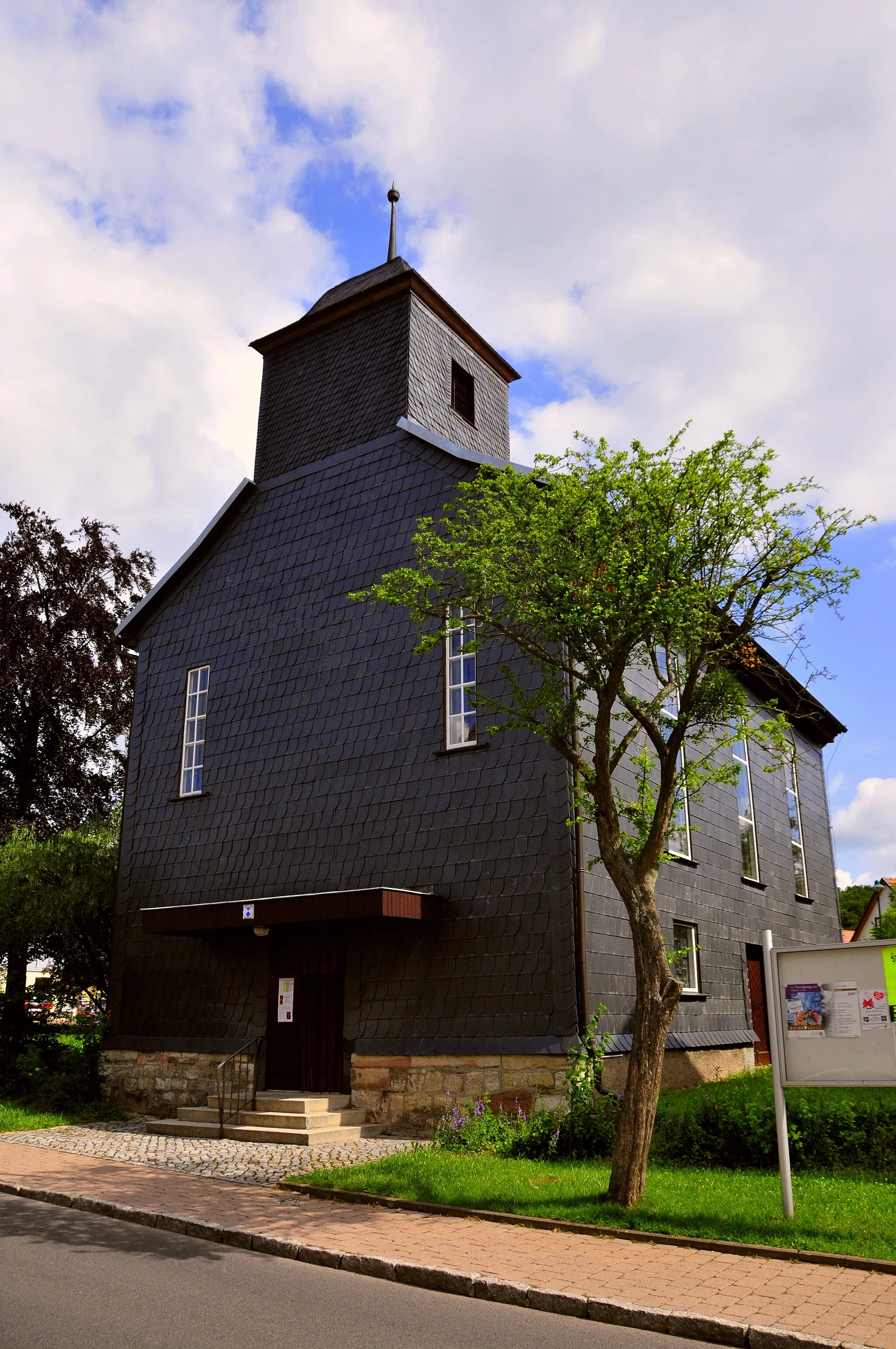 Photo showing: Church in Schnepfenthal, district of Waltershausen